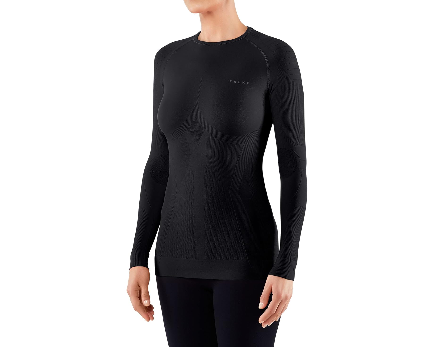(取寄) ファルケ レディース ESS スポーツ マキシマム ウォーム ロング スリーブ Falke women ESS Sport Maximum Warm Long Sleeve Black|ジェットラグ店