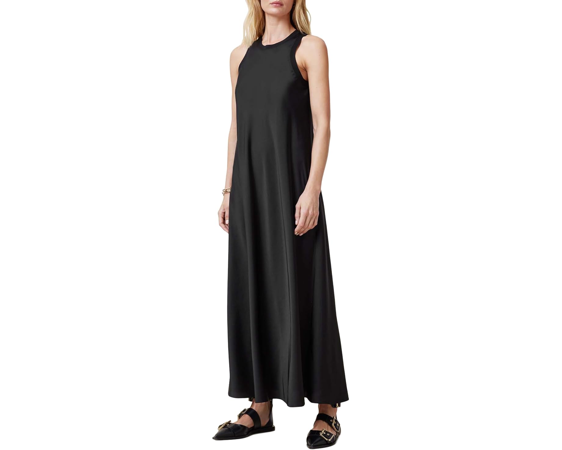 (取寄) オールセインツ レディース アイーダ ドレス AllSaints women Aida Dress Black|ジェットラグ店