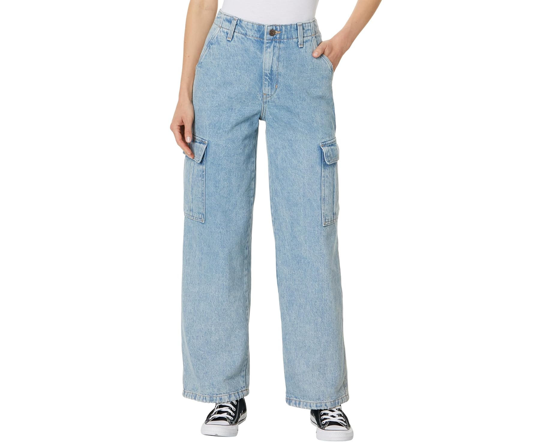 (取寄) レディース 94 バギィ カーゴ パンツ Levi's Womens women 94 Baggy Cargo Pants Look At Blue｜ジェットラグ店