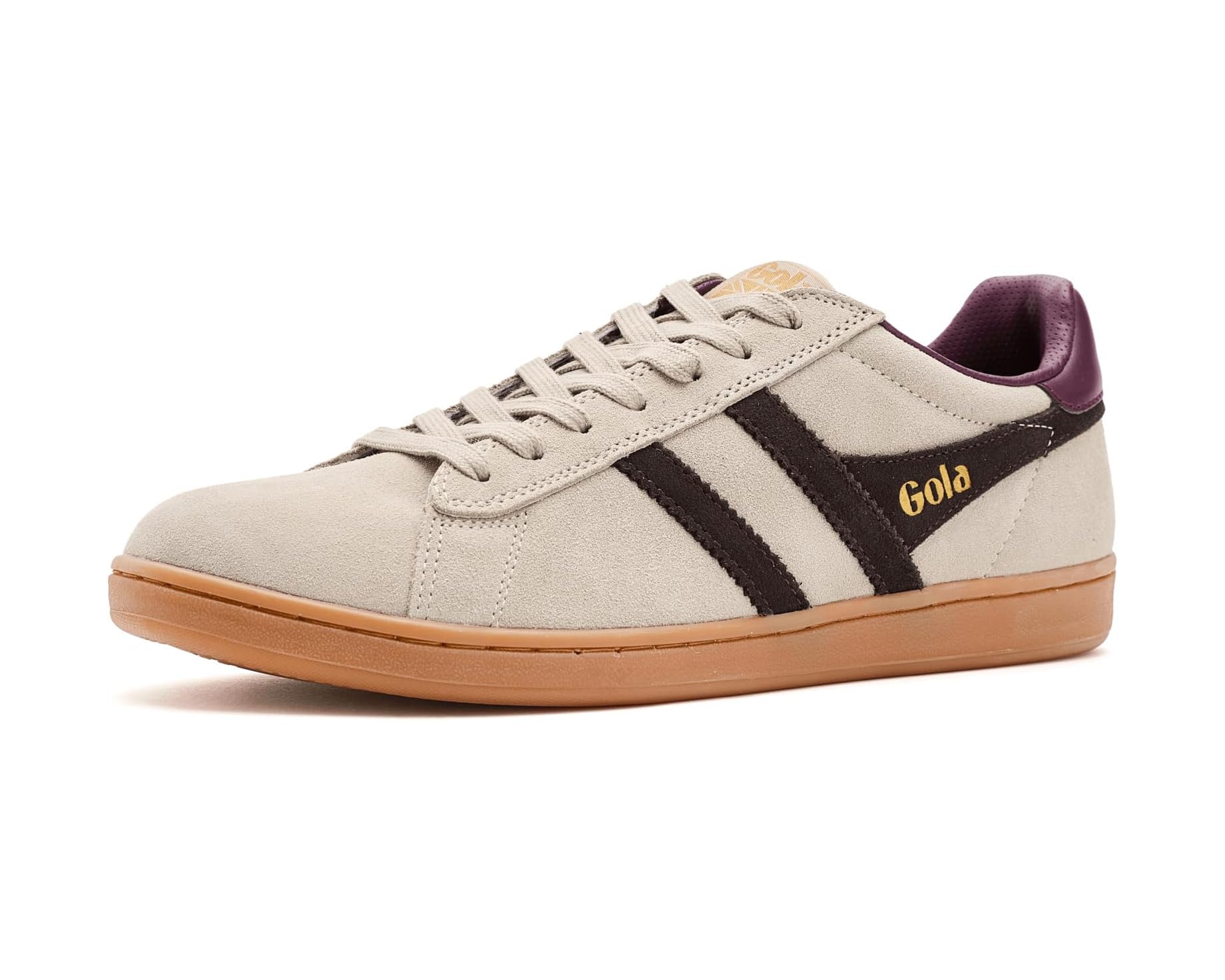 (取寄) ゴーラ メンズ エイキープ リ スエード Gola men Equipe II Suede Bone/Mocha/Red Ochre|ジェットラグ店