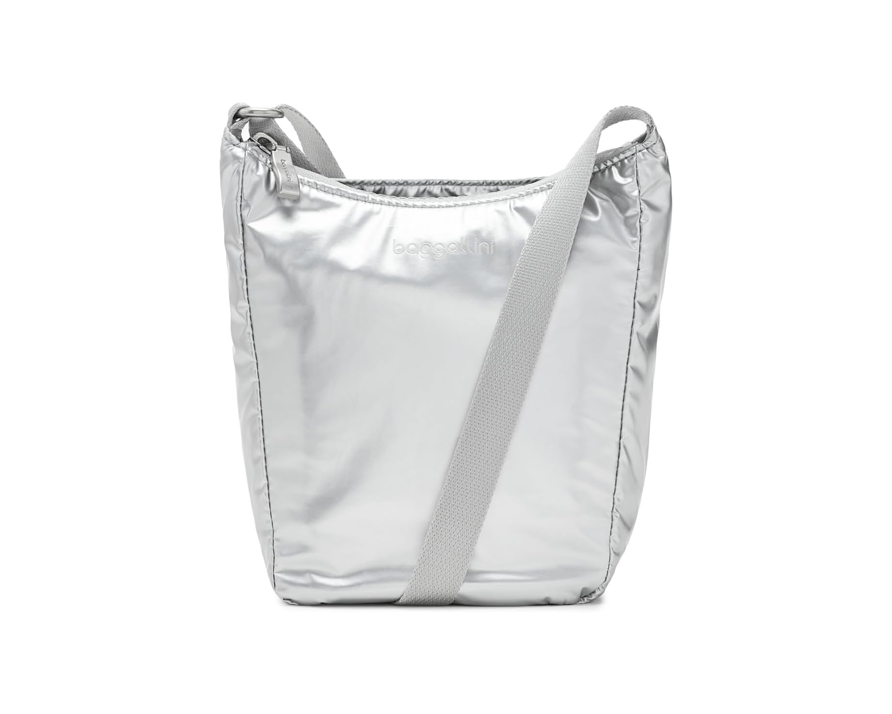 (取寄) バッガリーニ スウィフト ミニ クロスボディ Baggallini Swift Mini Crossbody Silver Metallic｜ジェットラグ店