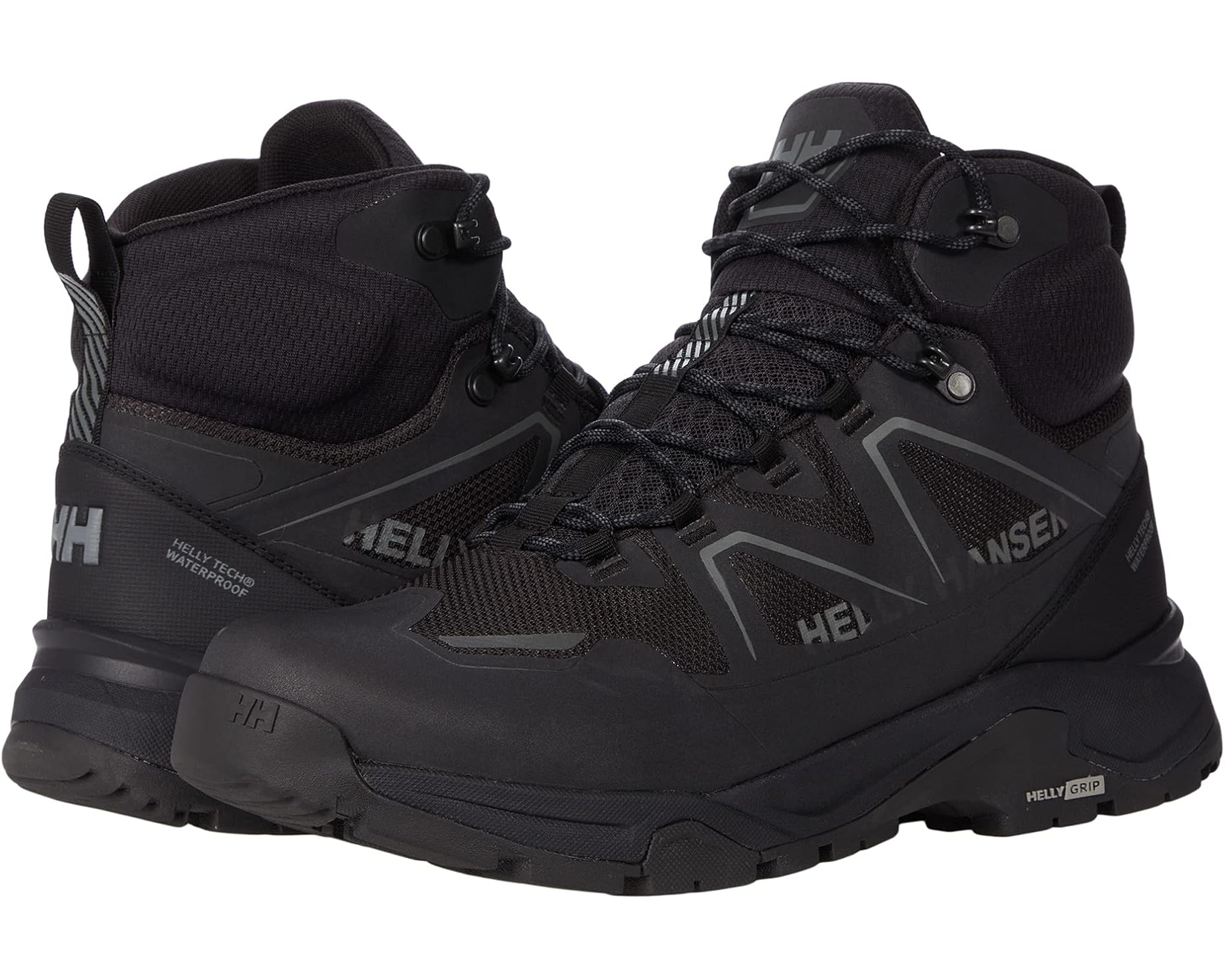 (取寄) ヘリーハンセン メンズ カスケード ミッド ヘリー テック Helly Hansen men Cascade Mid Helly Tech Black/New Light Grey｜ジェットラグ店