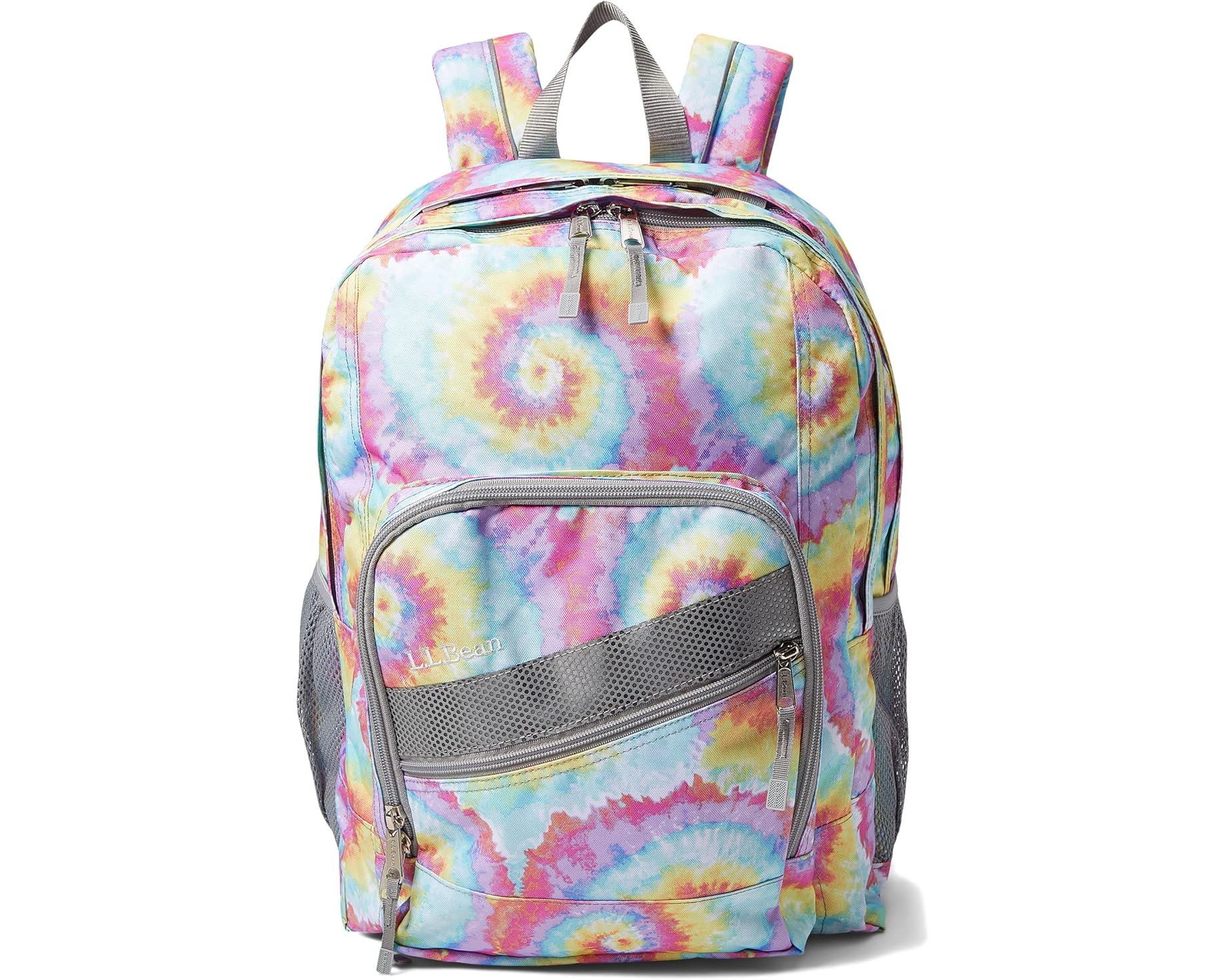 (取寄) エルエルビーン キッズ キッズ デラックス ブック パック 37L プリント L.L.Bean kids Kids Deluxe Book Pack 37L Print Multi Tie-Dye Print｜ジェットラグ店