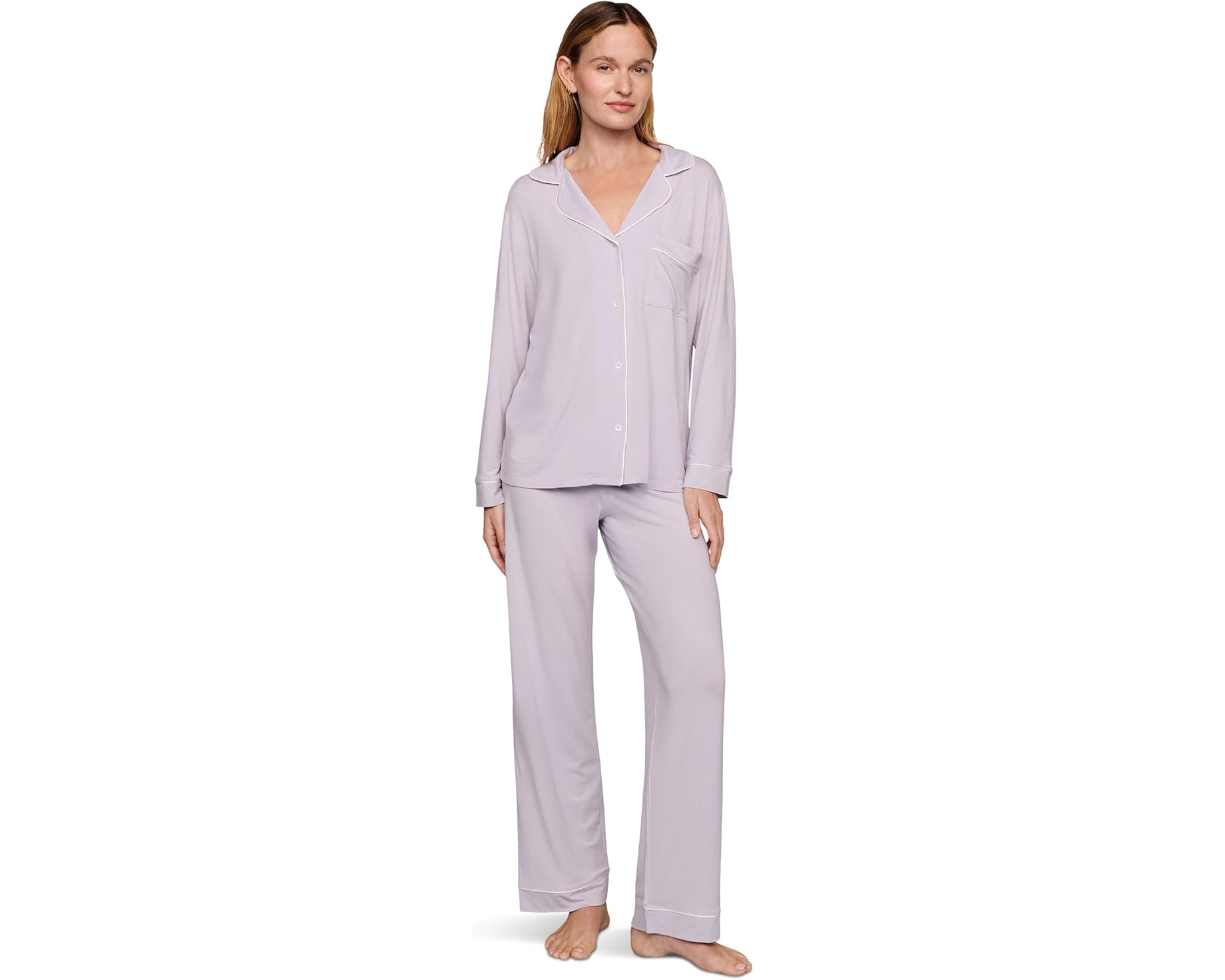(取寄) エバージェイ レディース ジゼル - Pj セット Eberjey women Gisele - PJ Set Thistle/Ivory｜ジェットラグ店
