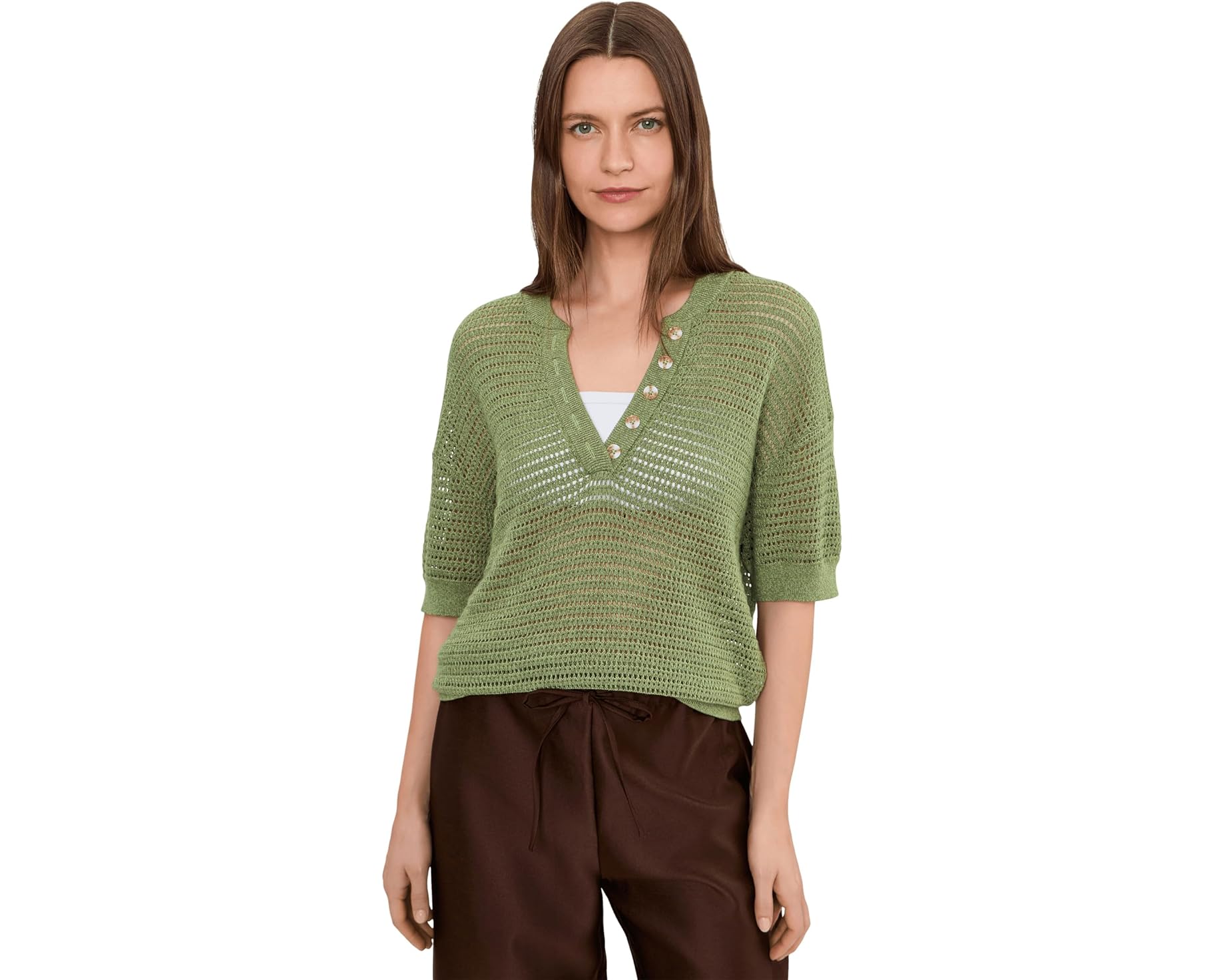 (取寄) バーリー レディース カリー ニット Varley women Callie Knit Olivine｜ジェットラグ店