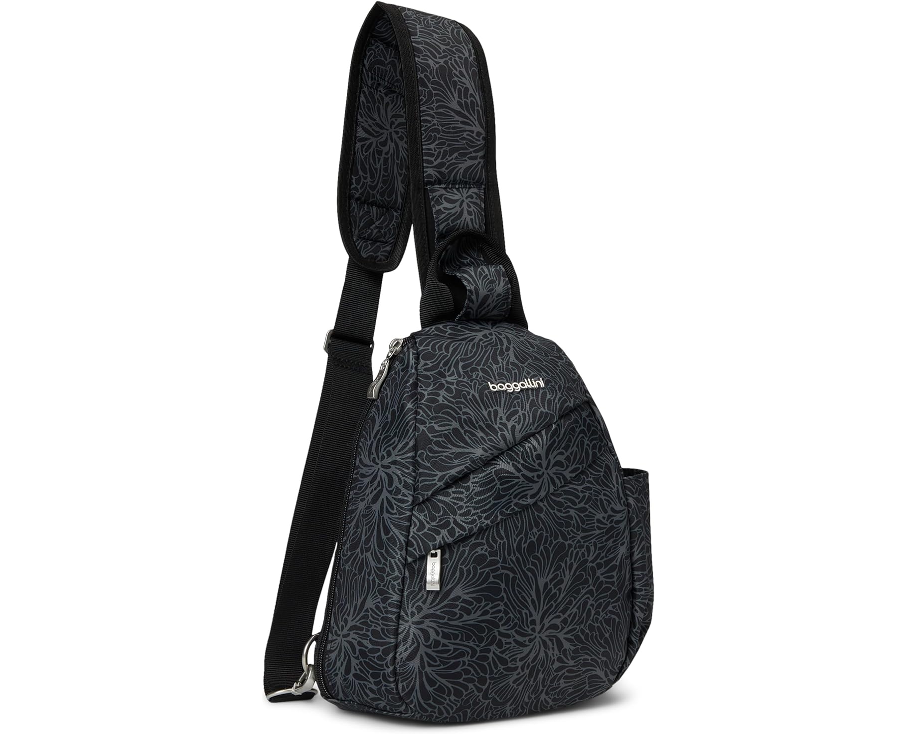(取寄) バッガリーニ ミディアム スリング Baggallini Medium Sling Midnight Blossom｜ジェットラグ店