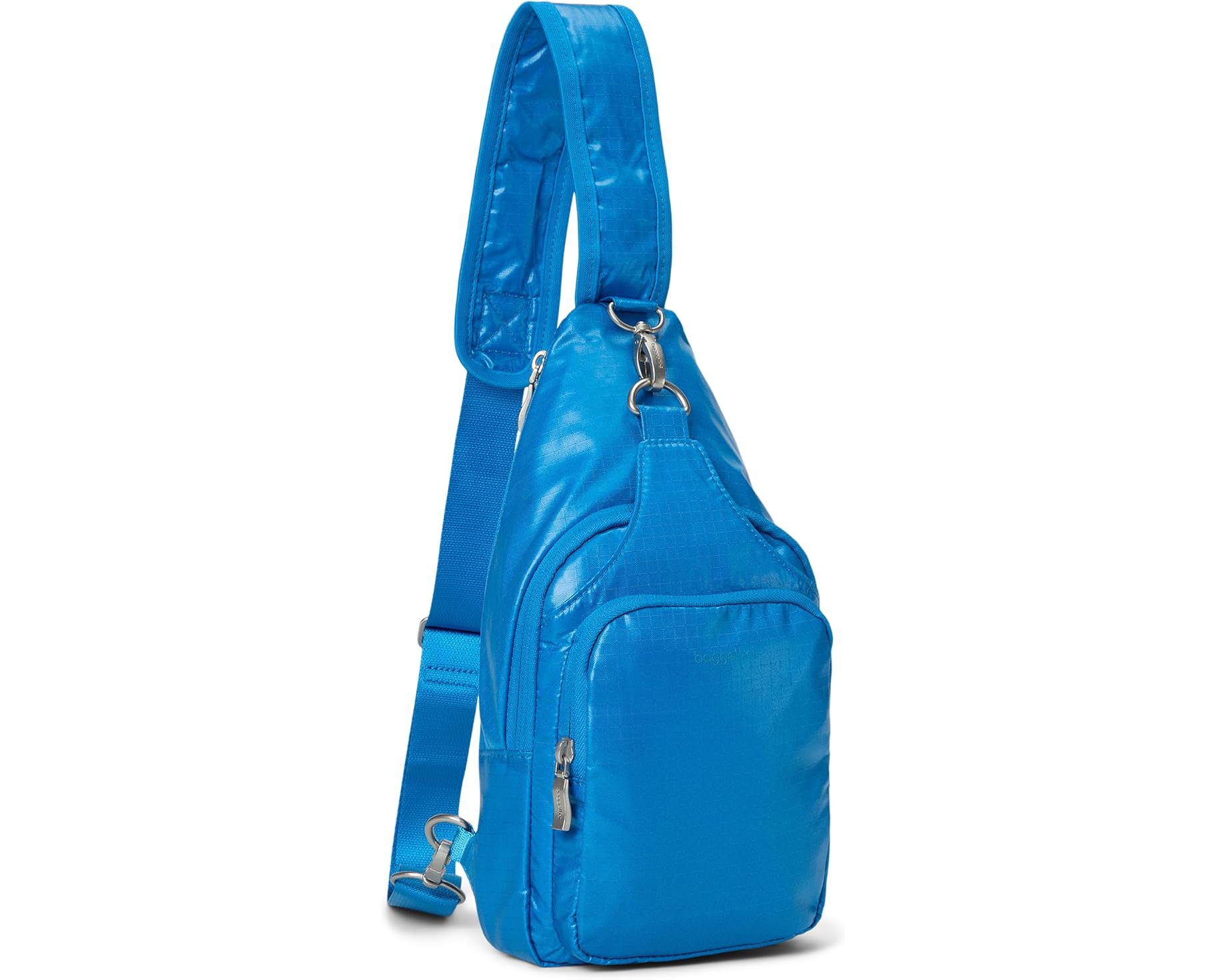(取寄) バッガリーニ セントラル パーク スリング Baggallini Central Park Sling Cerulean Gloss Ripstop｜ジェットラグ店
