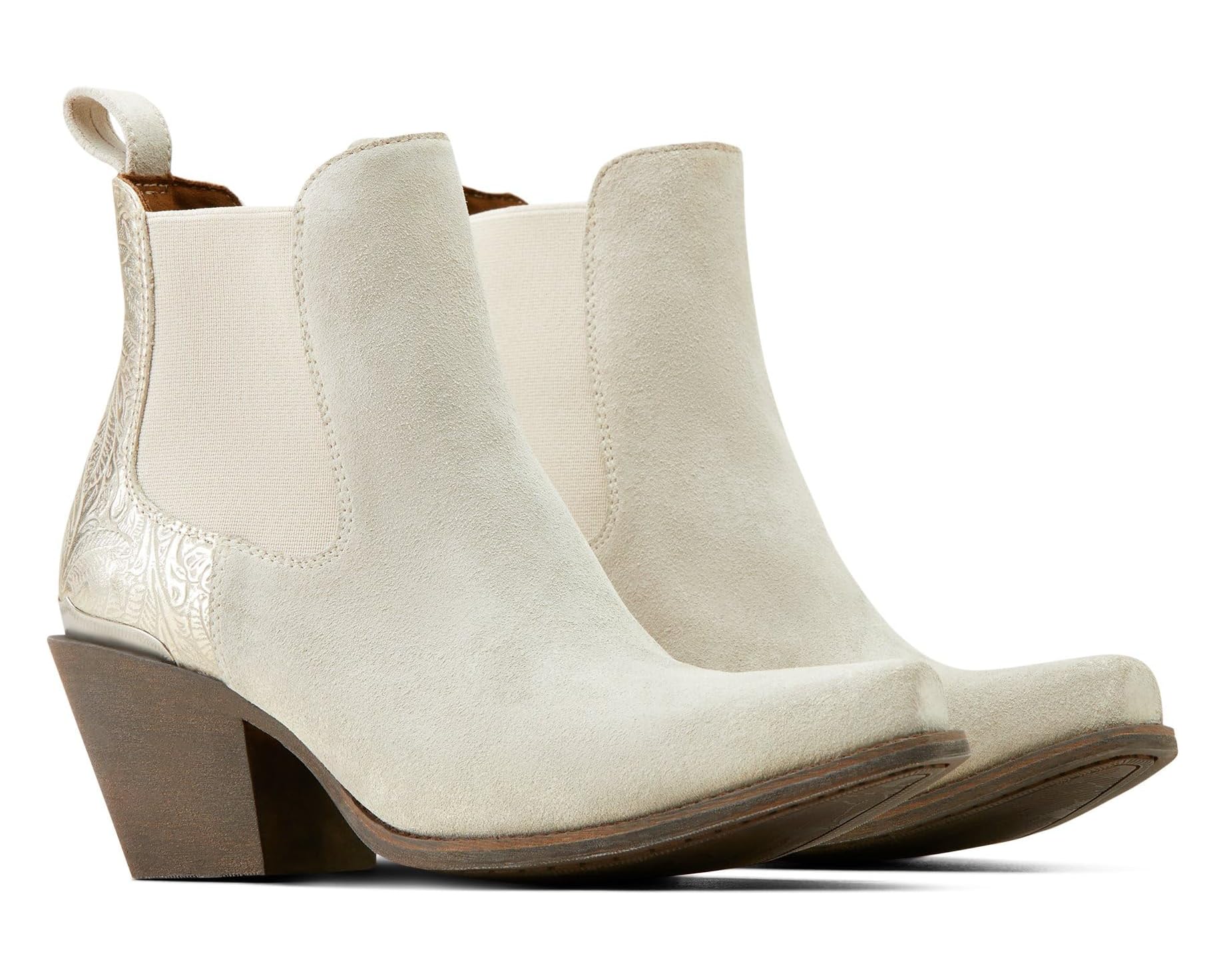 (取寄) アリアット レディース ブラッドリー ウェスタン ブーツ Ariat women Bradley Western Boots Cloud White Suede|ジェットラグ店