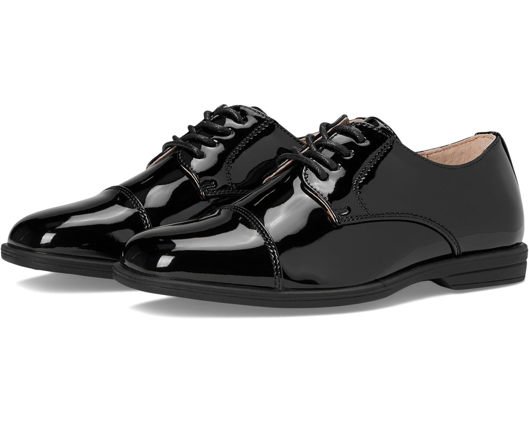 (取寄) フローシャイム キッズ リビール キャップ トゥ オックス ジュニア (トドラー/リトル キッド/ビッグ キッド) Florsheim kids Reveal Cap Toe Ox, Jr. (Toddler/Little Kid/Big Kid) Black Patent|ジェットラグ店