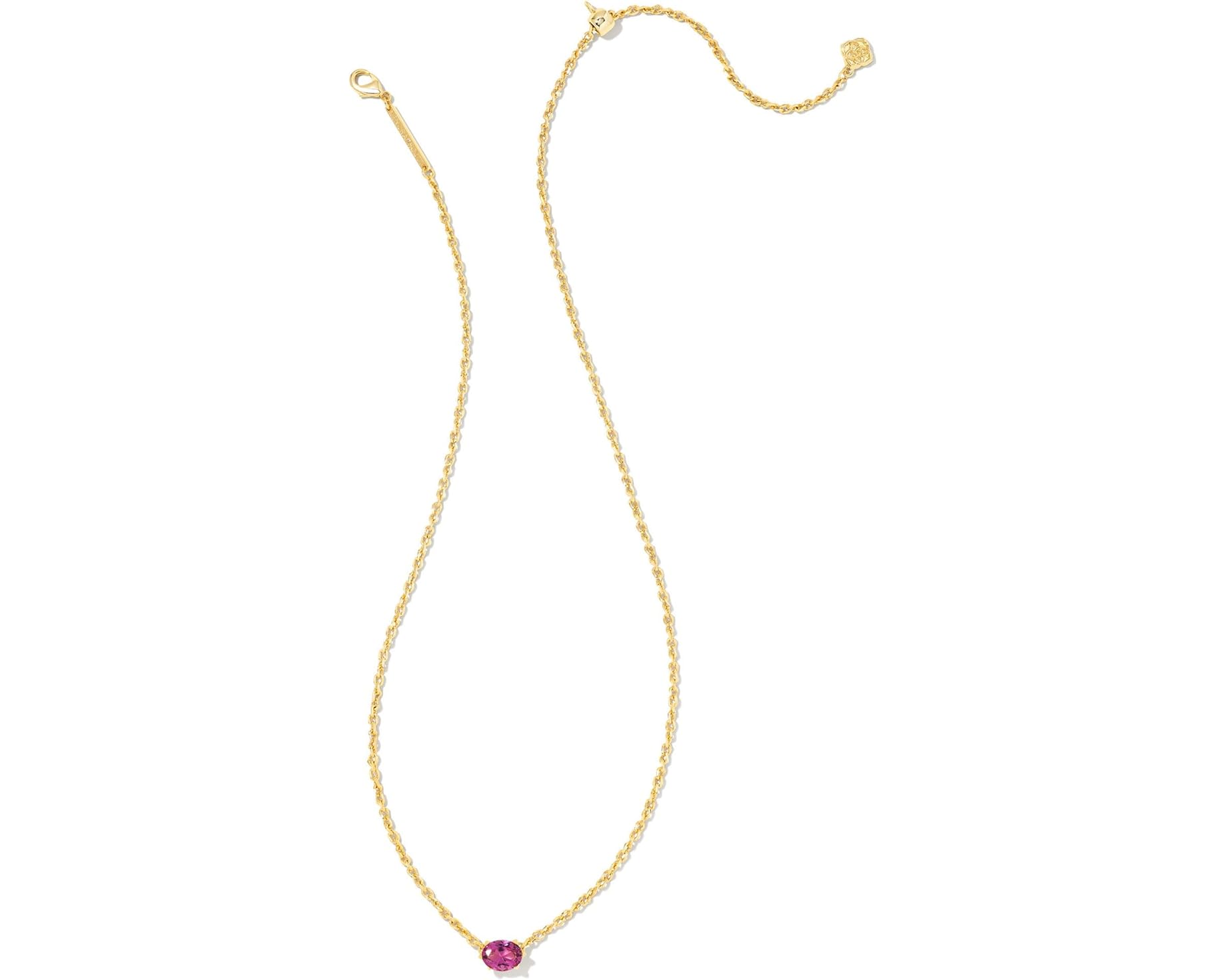 (取寄) ケンドラスコット ケイリン ペンダント ネックレス Kendra Scott Cailin Pendant Necklace Gold Purple Crystal|ジェットラグ店