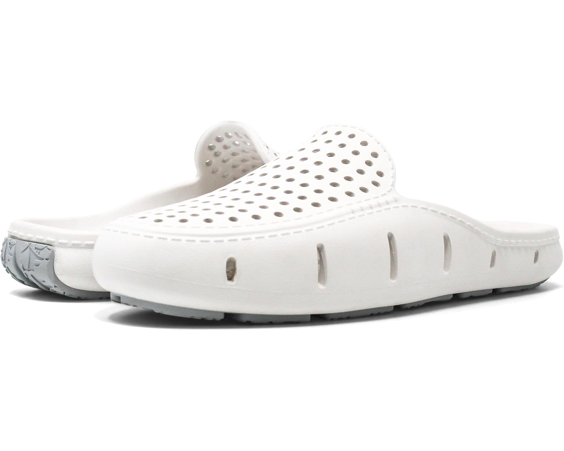(取寄) フローファ ユニセックス サンセット スライド Floafers unisex Sunset Slide Bright White/Harbor Mist Gray|ジェットラグ店