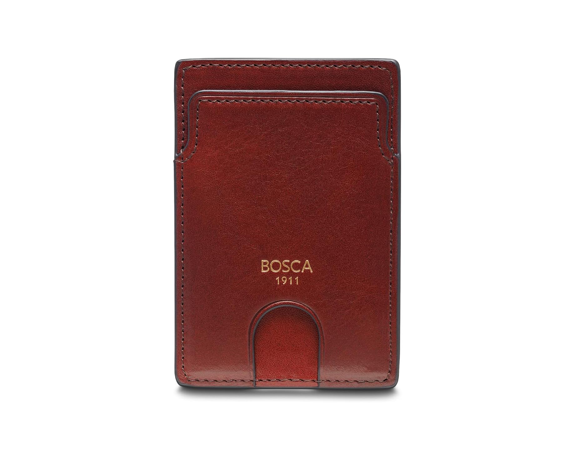 (取寄) ボスカ オールド レザー - スリム カード ケース Bosca Old Leather - Slim Card Case Dark Brown｜ジェットラグ店 21,698円