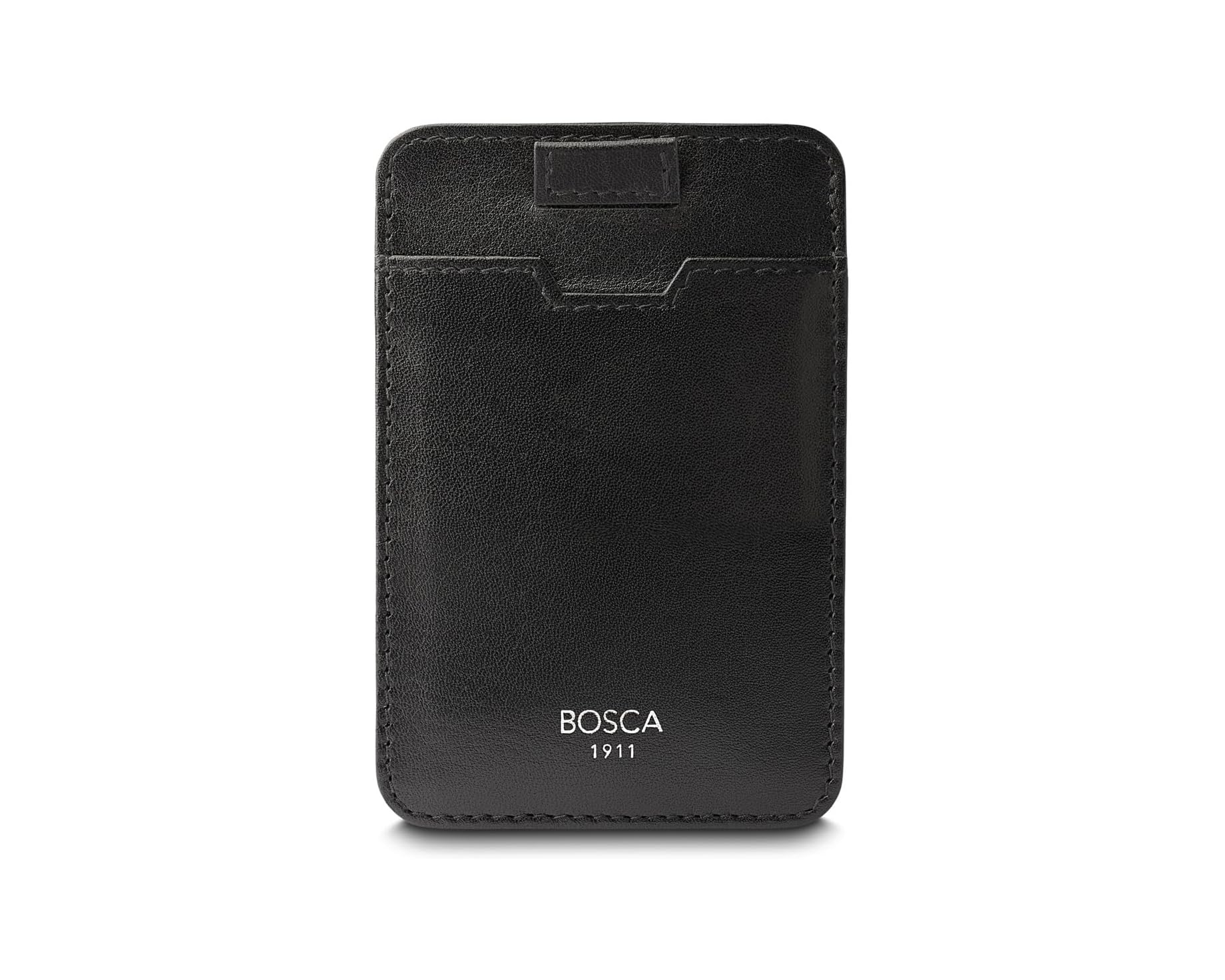 (取寄) ボスカ ナッパ ヴィテッロ - プル タブ カード ケース Bosca Nappa Vitello - Pull Tab Card Case Black｜ジェットラグ店 19,103円