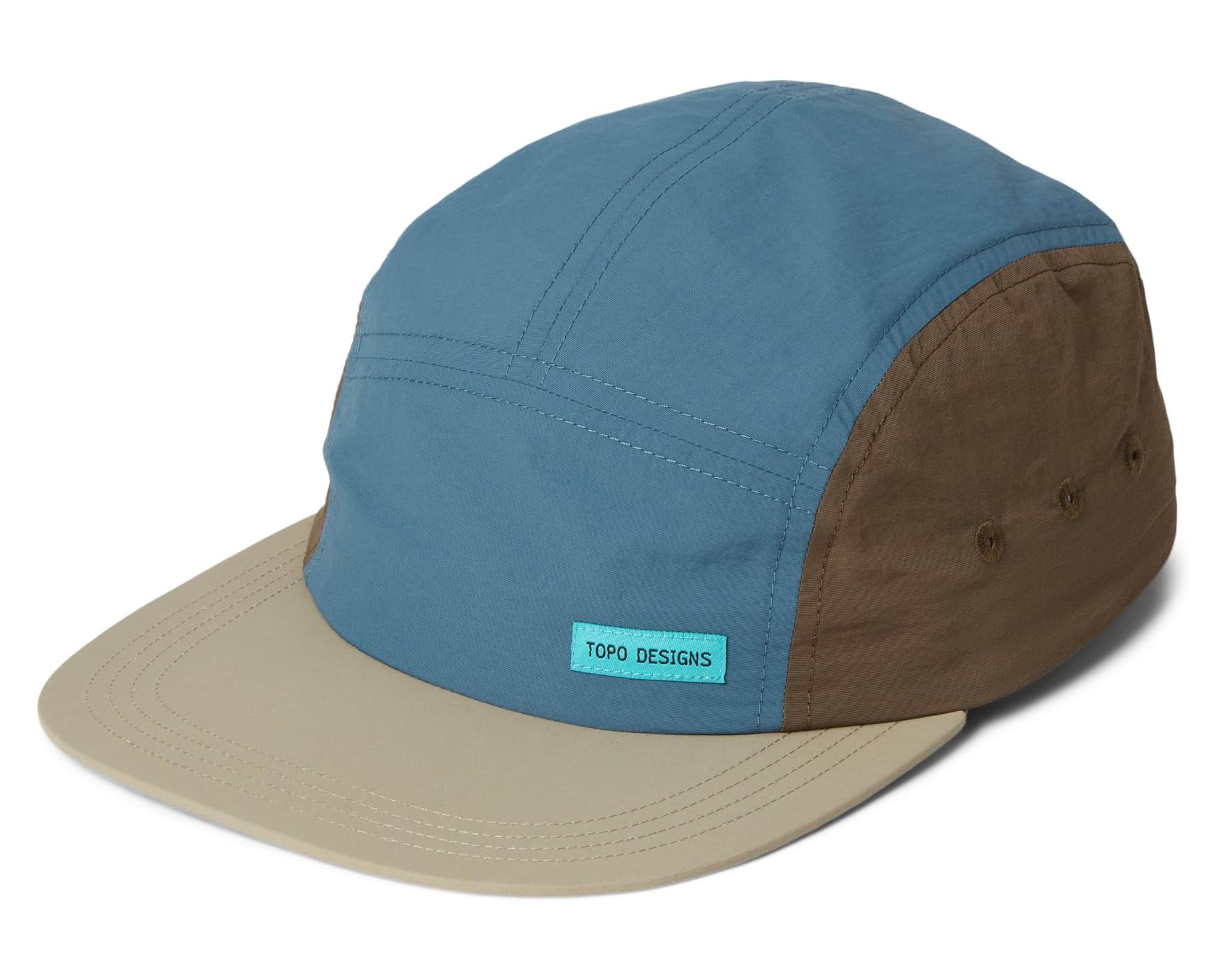 (取寄) トポデザイン ナイロン キャンプ ハット Topo Designs Nylon Camp Hat Stone Blue Block｜ジェットラグ店 9,919円