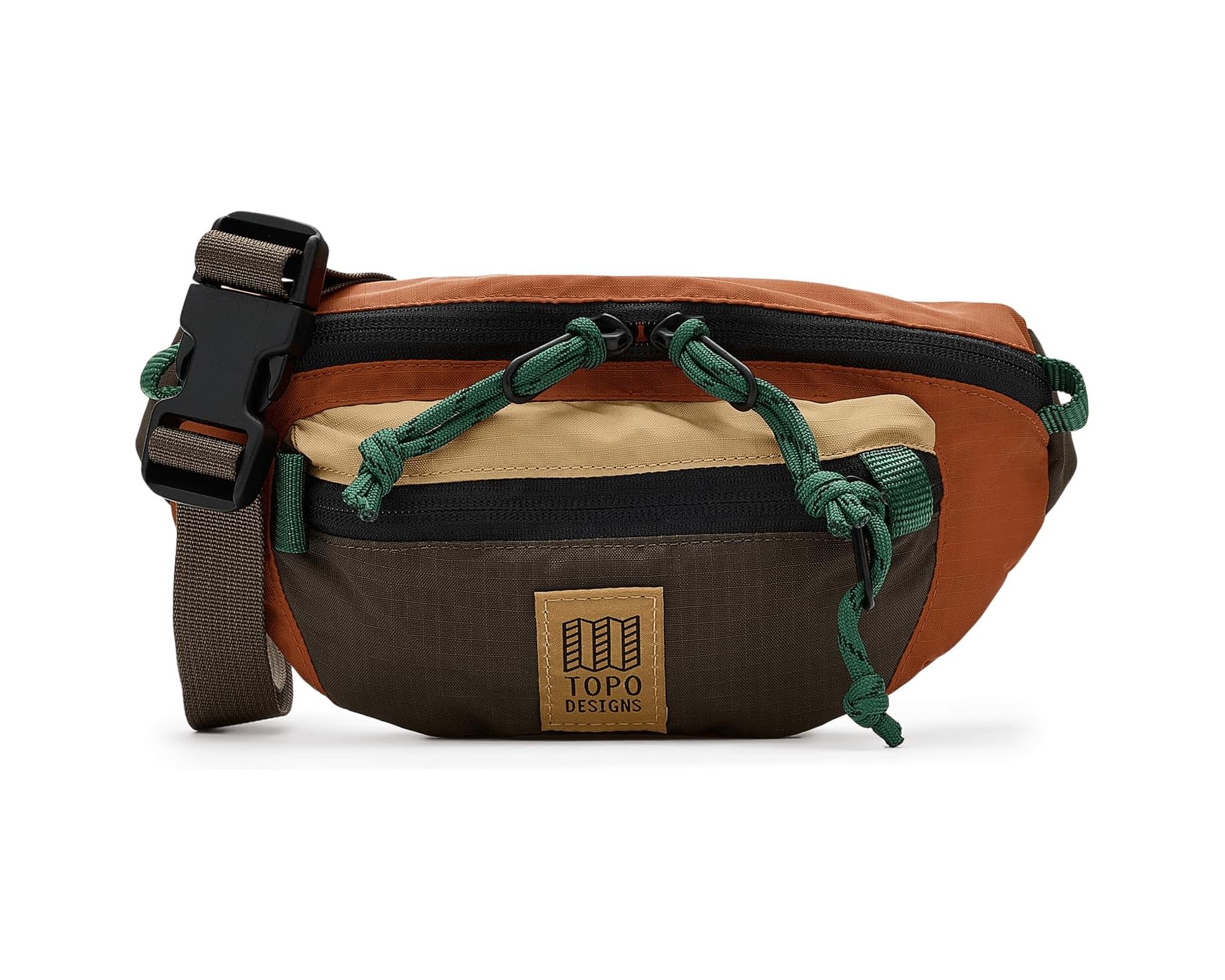 (取寄) トポデザイン マウンテン ウェスト パック Topo Designs Mountain Waist Pack Woodland/Terracotta｜ジェットラグ店