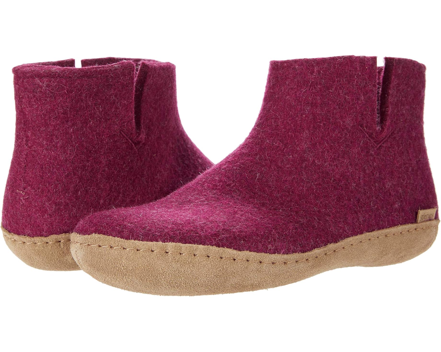 (取寄) グレーラップ ユニセックス ウール ブーツ レザー アウトソール Glerups unisex Wool Boot Leather Outsole Cranberry|ジェットラグ店