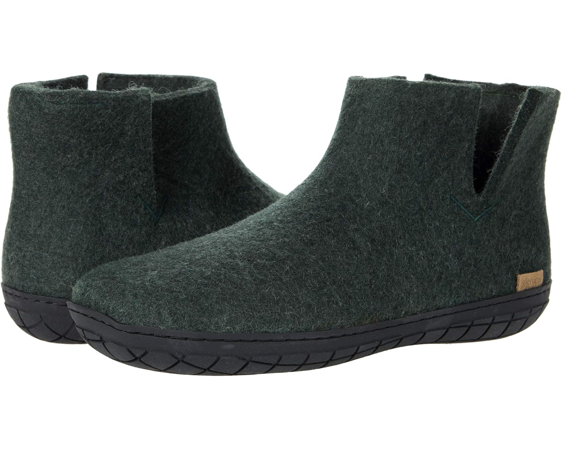 (取寄) グレーラップ ユニセックス ウール ブーツ ラバー アウトソール Glerups unisex Wool Boot Rubber Outsole Forest/Black Rubber|ジェットラグ店
