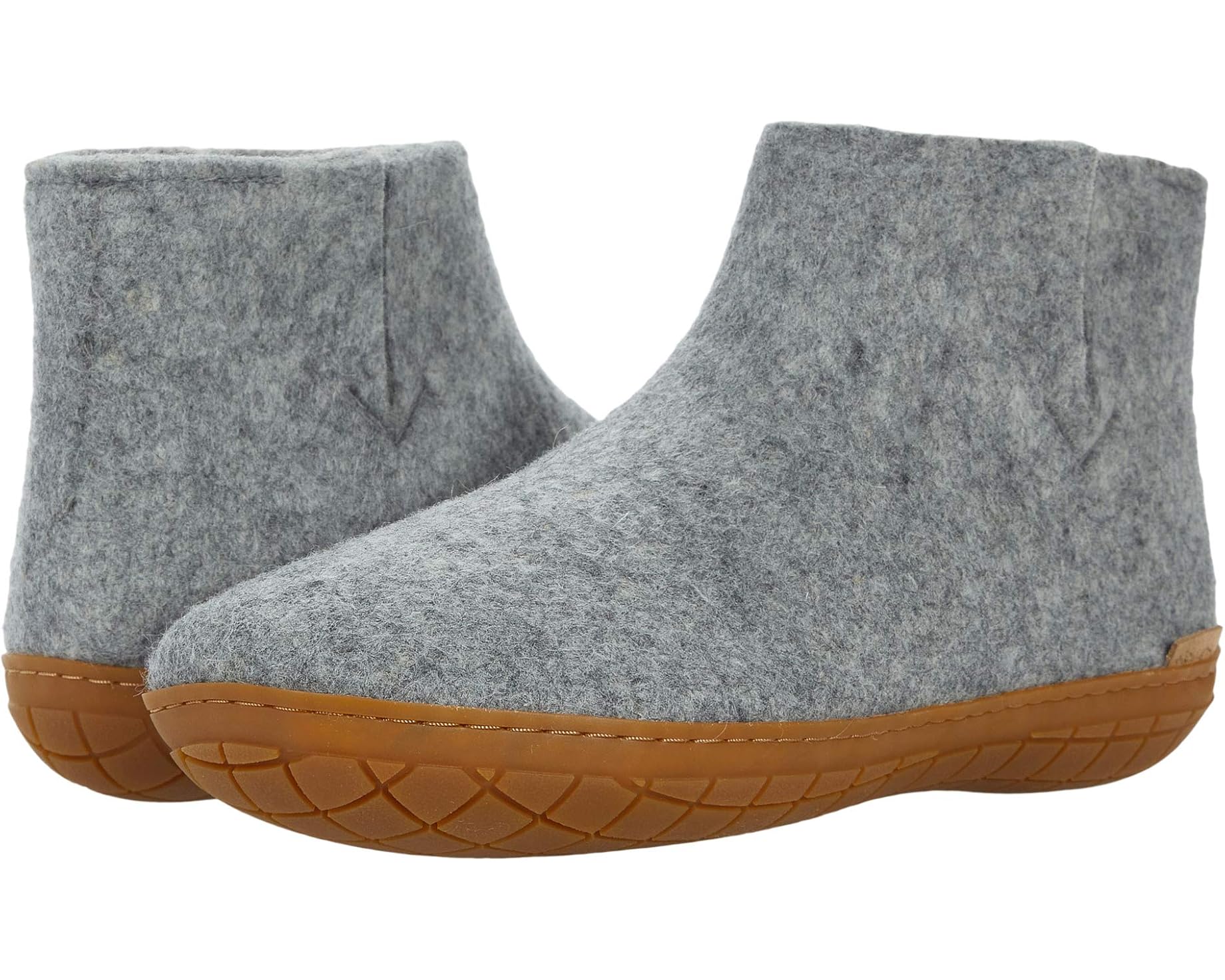 (取寄) グレーラップ ユニセックス ウール ブーツ ラバー アウトソール Glerups unisex Wool Boot Rubber Outsole Grey/Honey Rubber｜ジェットラグ店