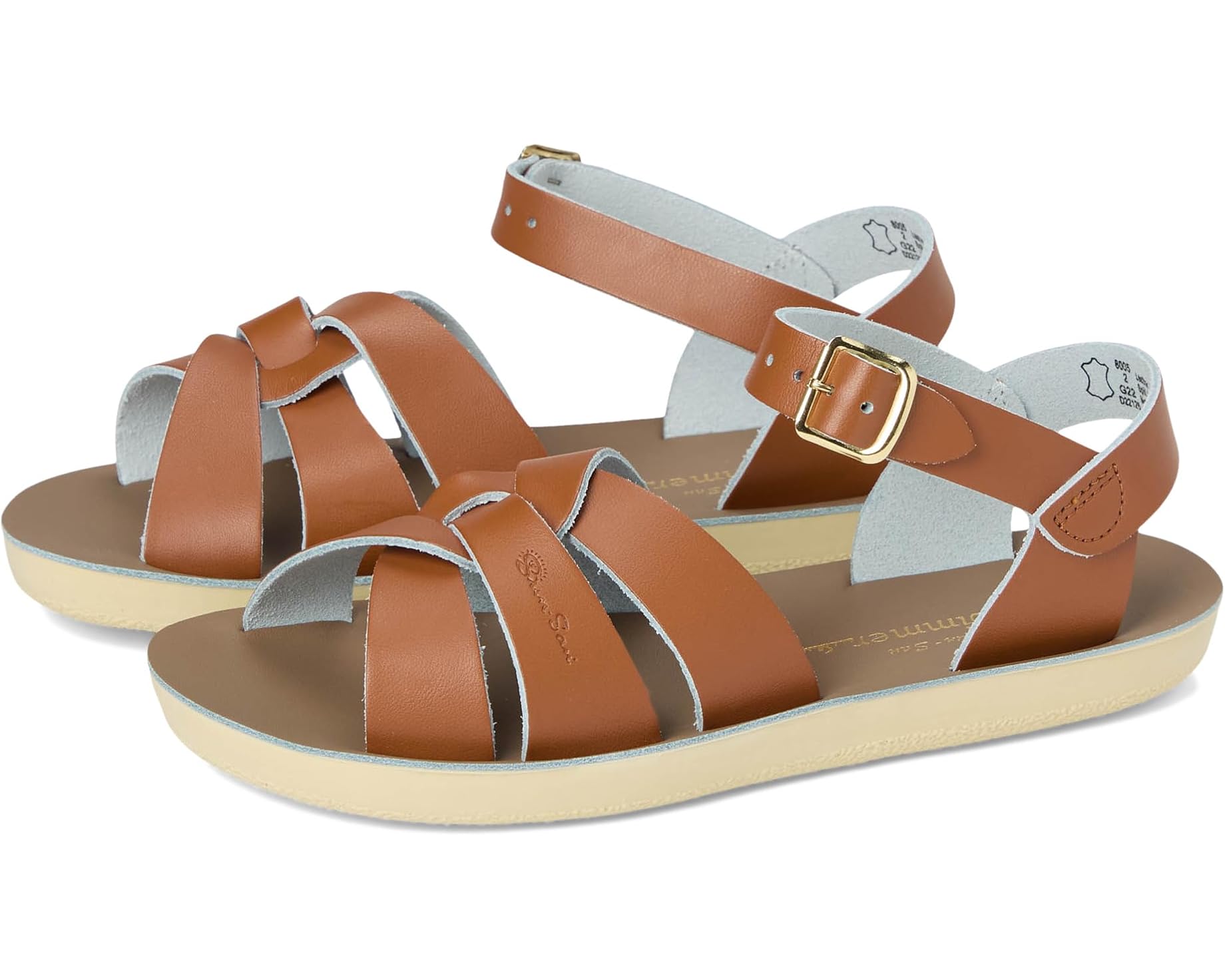 (取寄) ソルト ウォーター サンダル バイ ホイ シューズ スイマー (トドラー/リトル キッド) Salt Water Sandal by Hoy Shoes Swimmer (Toddler/Little Kid) Tan｜ジェットラグ店