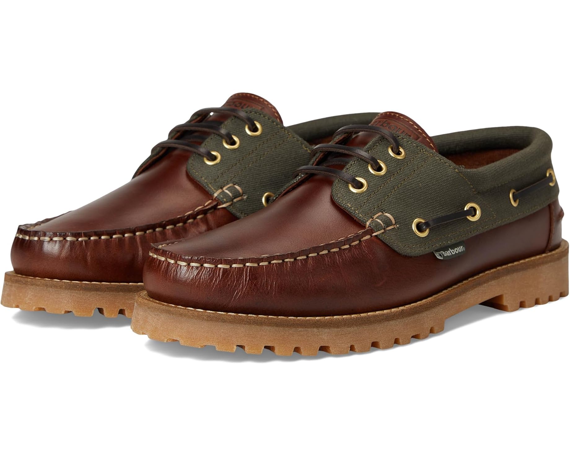 (取寄) バブアー メンズ デック ボート シューズ Barbour men Deck Boat Shoes Mahogany|ジェットラグ店