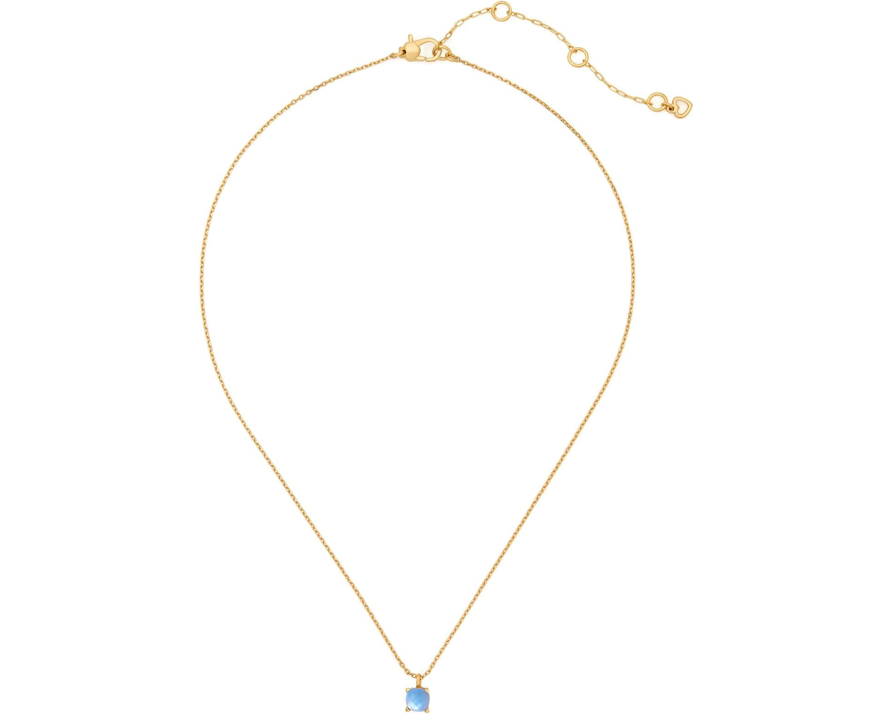 (取寄) ケイトスペード リトル ペンダント Kate Spade New York Little Luxuries Pendant Blue Gold｜ジェットラグ店