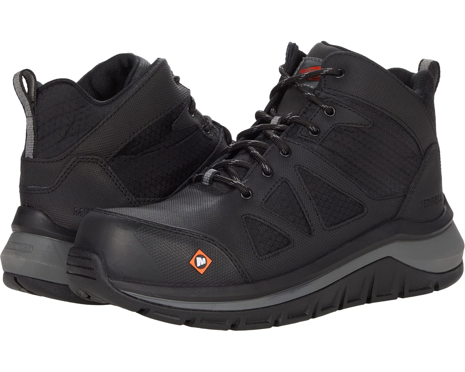 (取寄) メレル ワーク ユニセックス フルベンチ スピード ミッド CF Merrell Work unisex Fullbench Speed Mid CF Black|ジェットラグ店