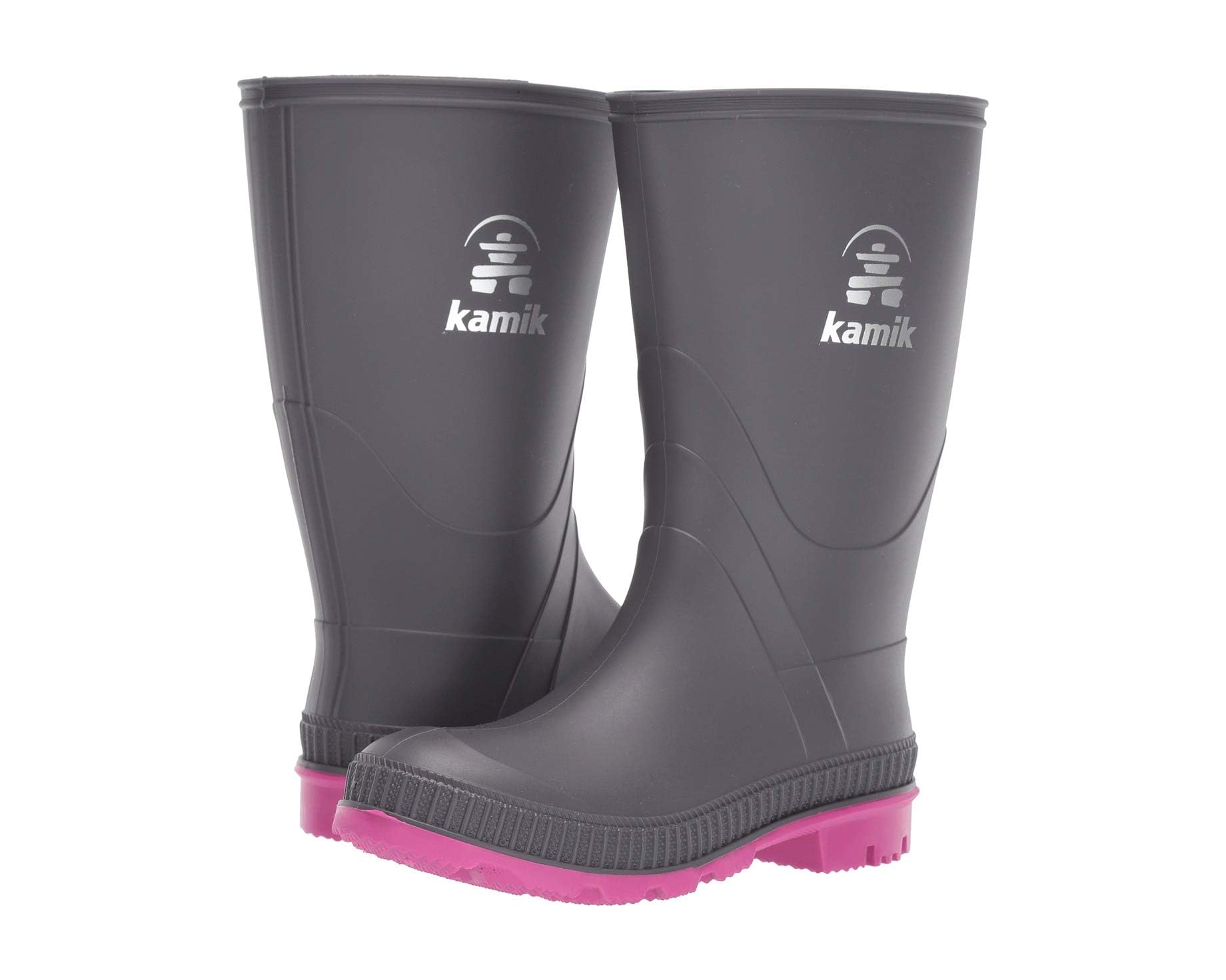(取寄) カミック キッズ ストンプ (トドラー/リトル キッド/ビッグ キッド) Kamik kids Stomp (Toddler/Little Kid/Big Kid) Charcoal/Magenta｜ジェットラグ店