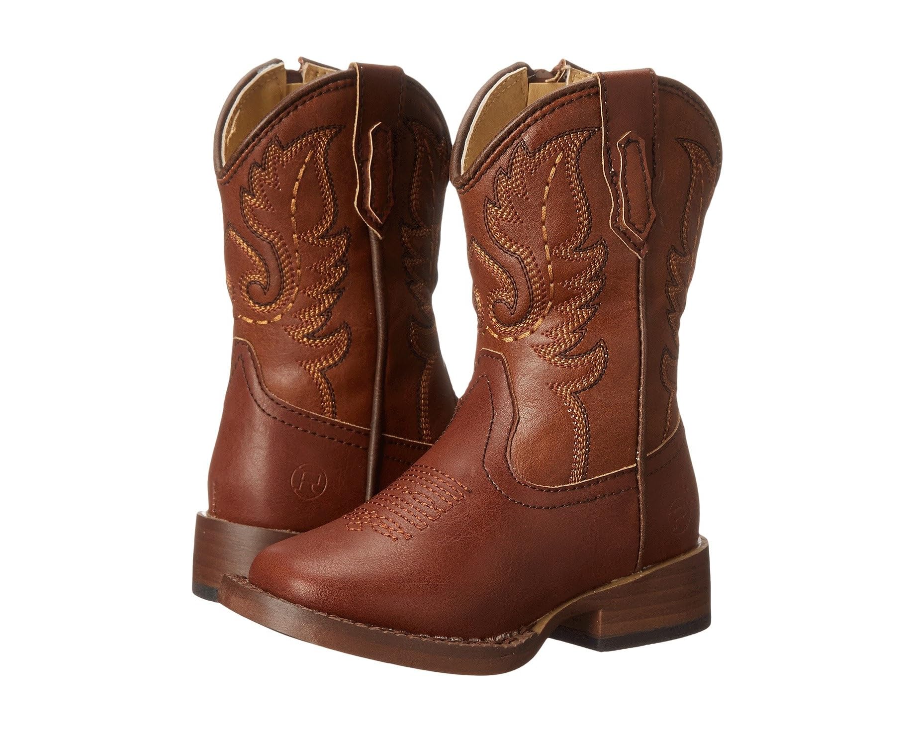 (取寄) ローパー キッズ テクソン フォー レザー (トドラー) Roper kids Texson Faux Leather (Toddler) Brown|ジェットラグ店