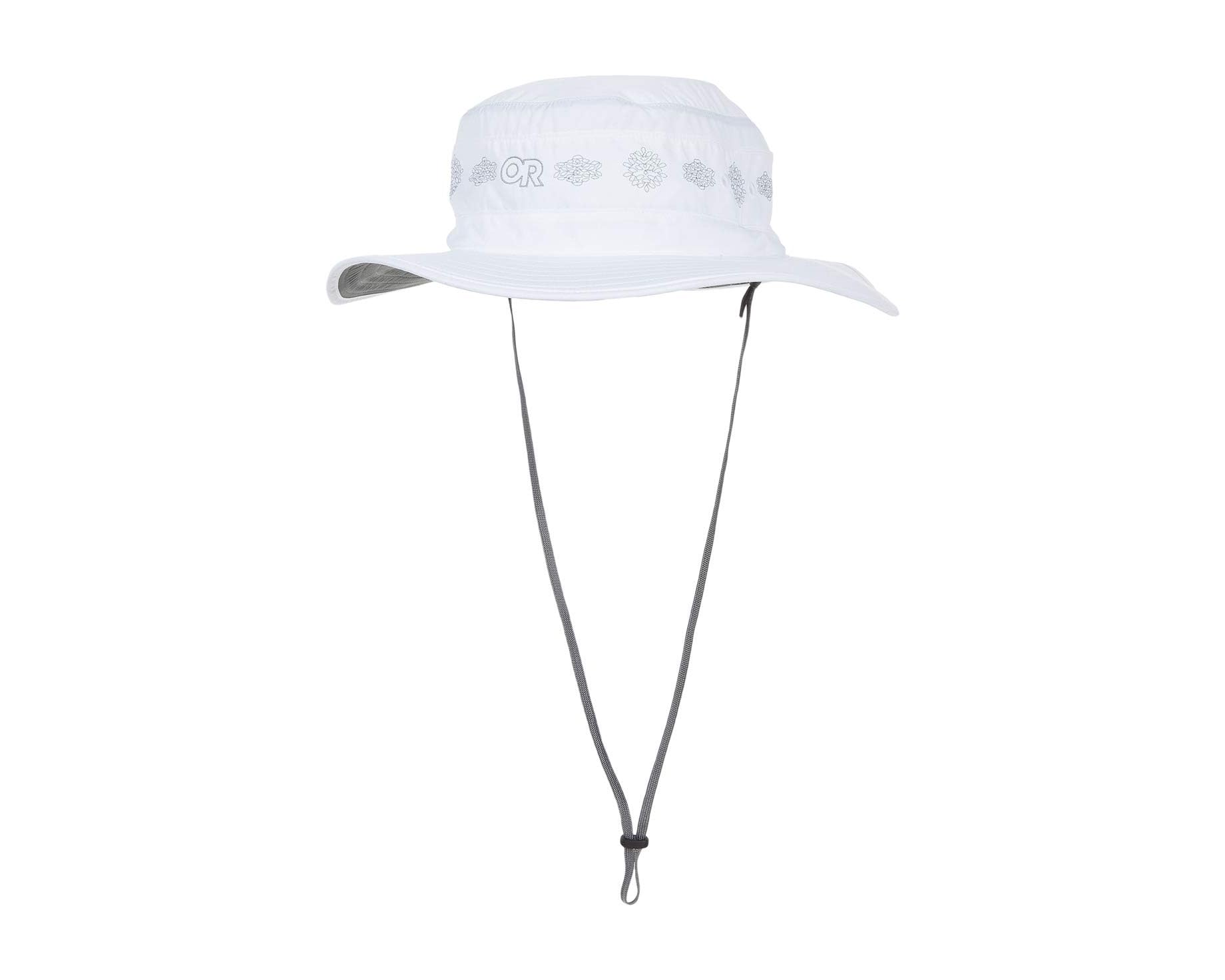 (取寄) アウトドア リサーチ ソーラー ローラー サン ハット Outdoor Research Solar Roller Sun Hat White/Rice Embroidery|ジェットラグ店