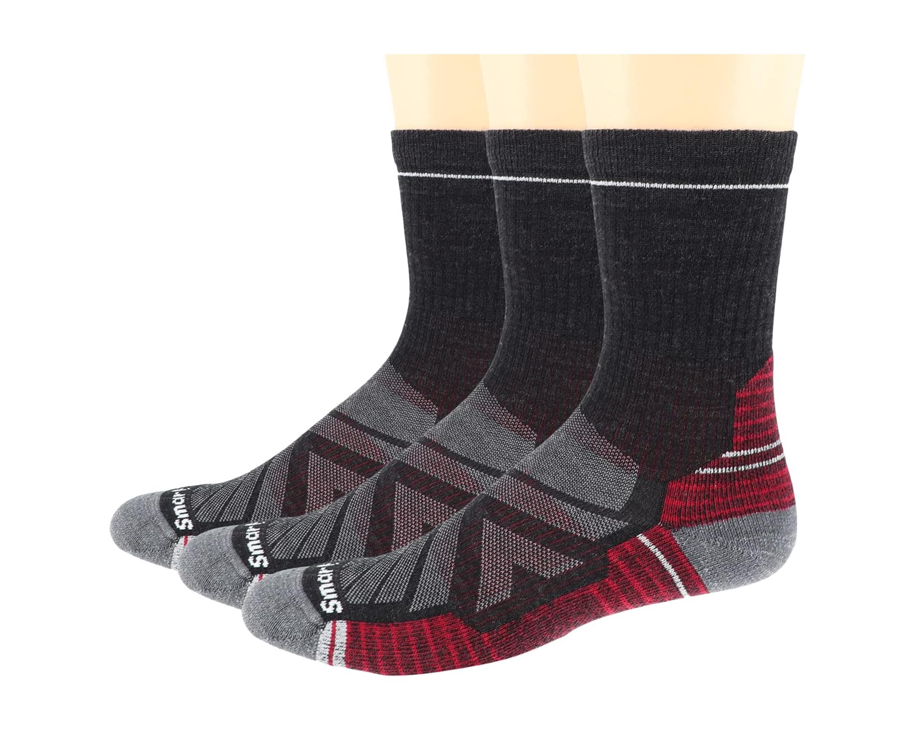 (取寄) スマートウール ユニセックス パフォーマンス ハイク ライト クッション クルー 3-パック Smartwool unisex Performance Hike Light Cushion Crew 3-Pack Charcoal｜ジェットラグ店 18,084円