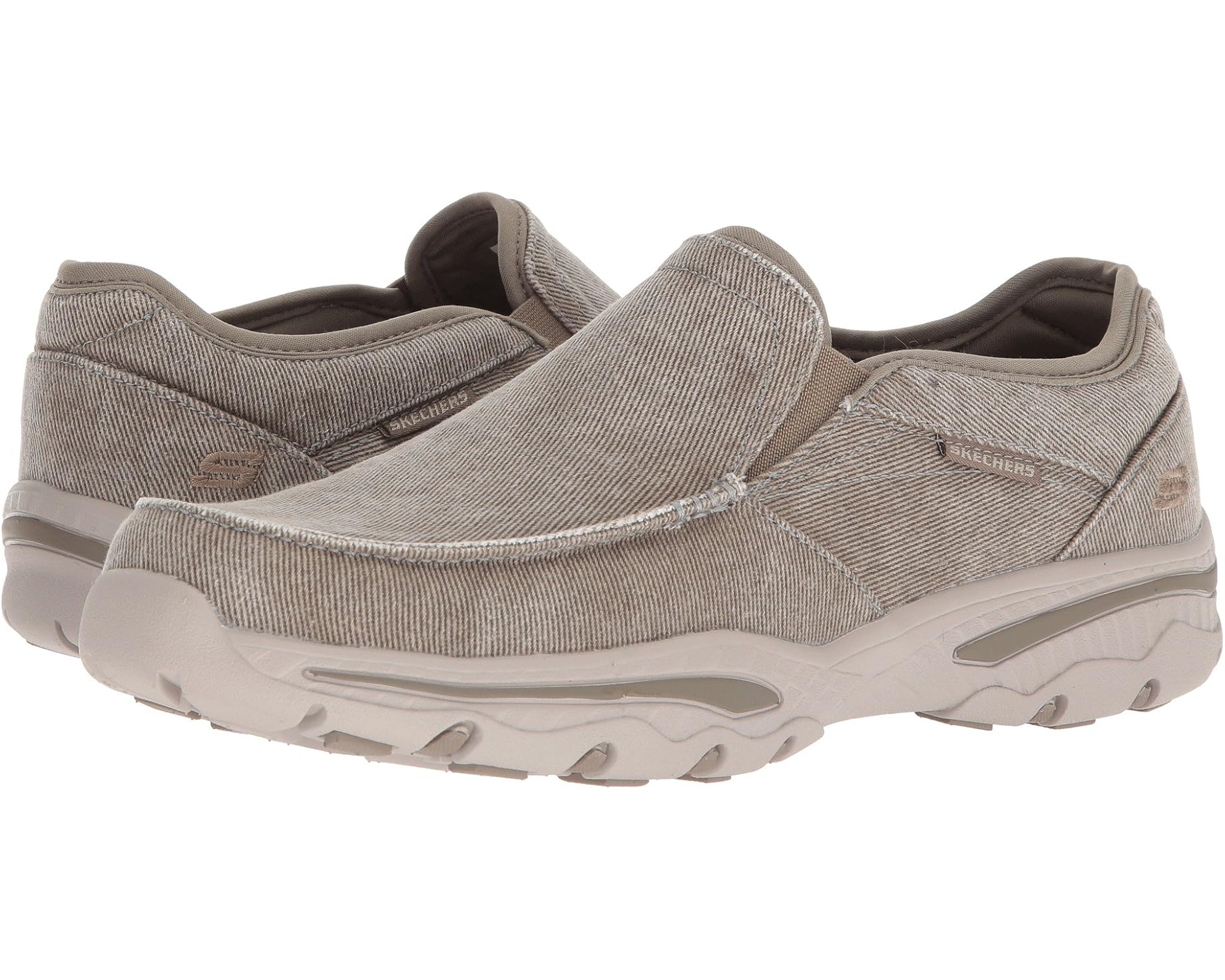 (取寄) スケッチャーズ メンズ リラックスド-フィット フィット: クレストン - モセコ SKECHERS men Relaxed Fit: Creston - Moseco Taupe｜ジェットラグ店