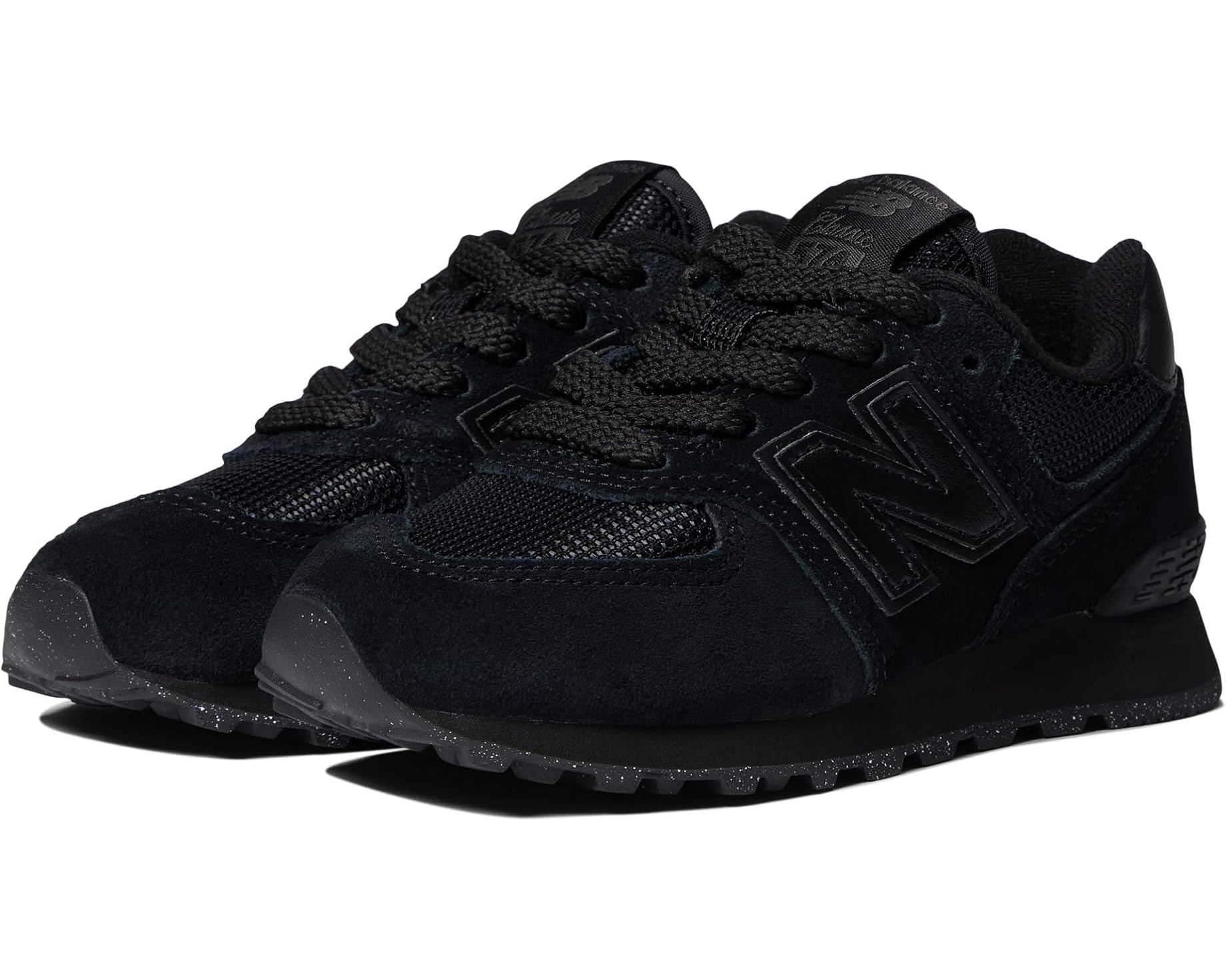 (取寄) ニューバランス キッズ 574 コア (リトル キッド) New Balance kids 574 Core (Little Kid) Black/Black｜ジェットラグ店