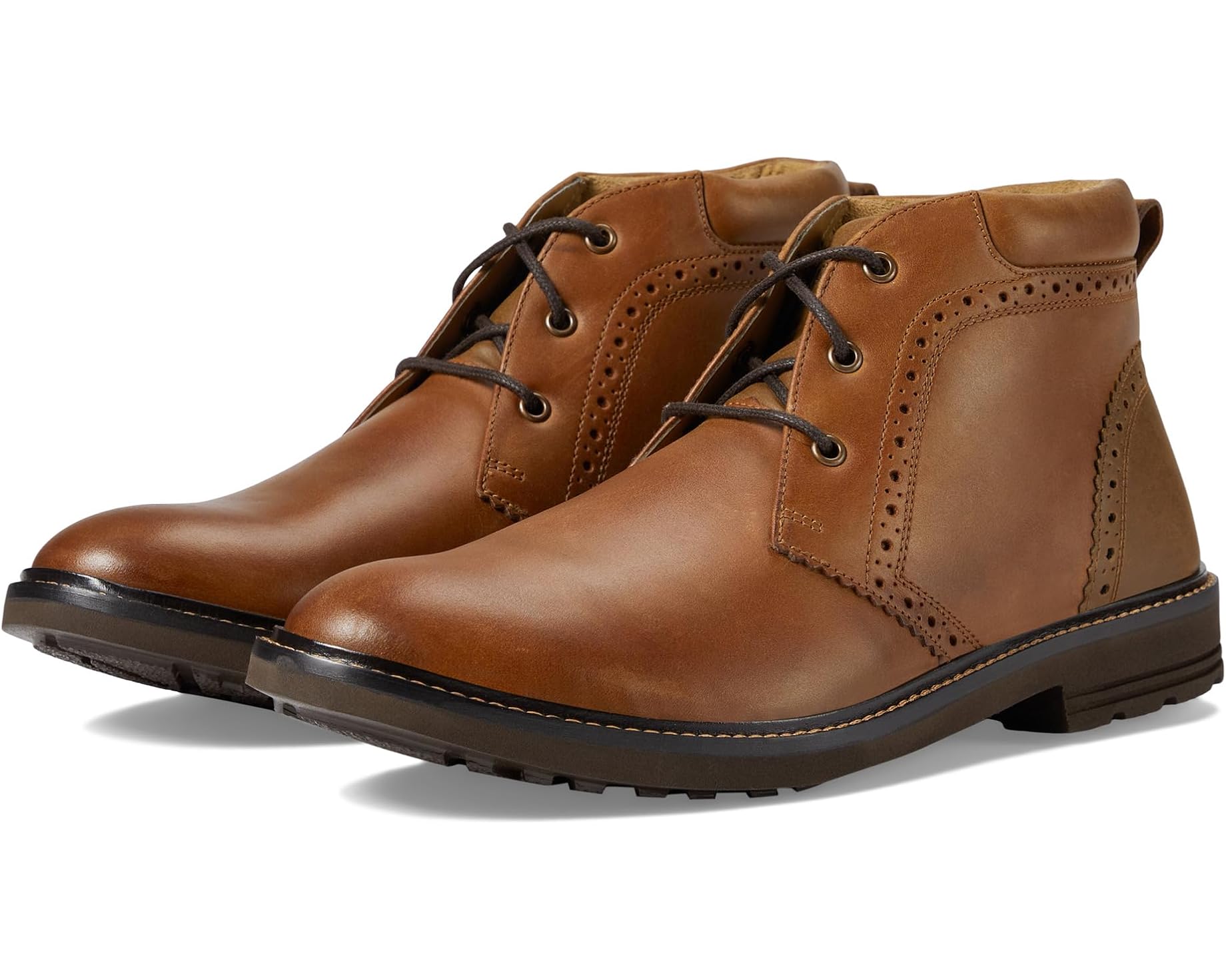(取寄) ナン ブッシュ メンズ オザーク 2.0 プレーン トゥ チャッカ レザー ブーツ Nunn Bush men Ozark 2.0 Plain Toe Chukka Leather Boots Tan|ジェットラグ店