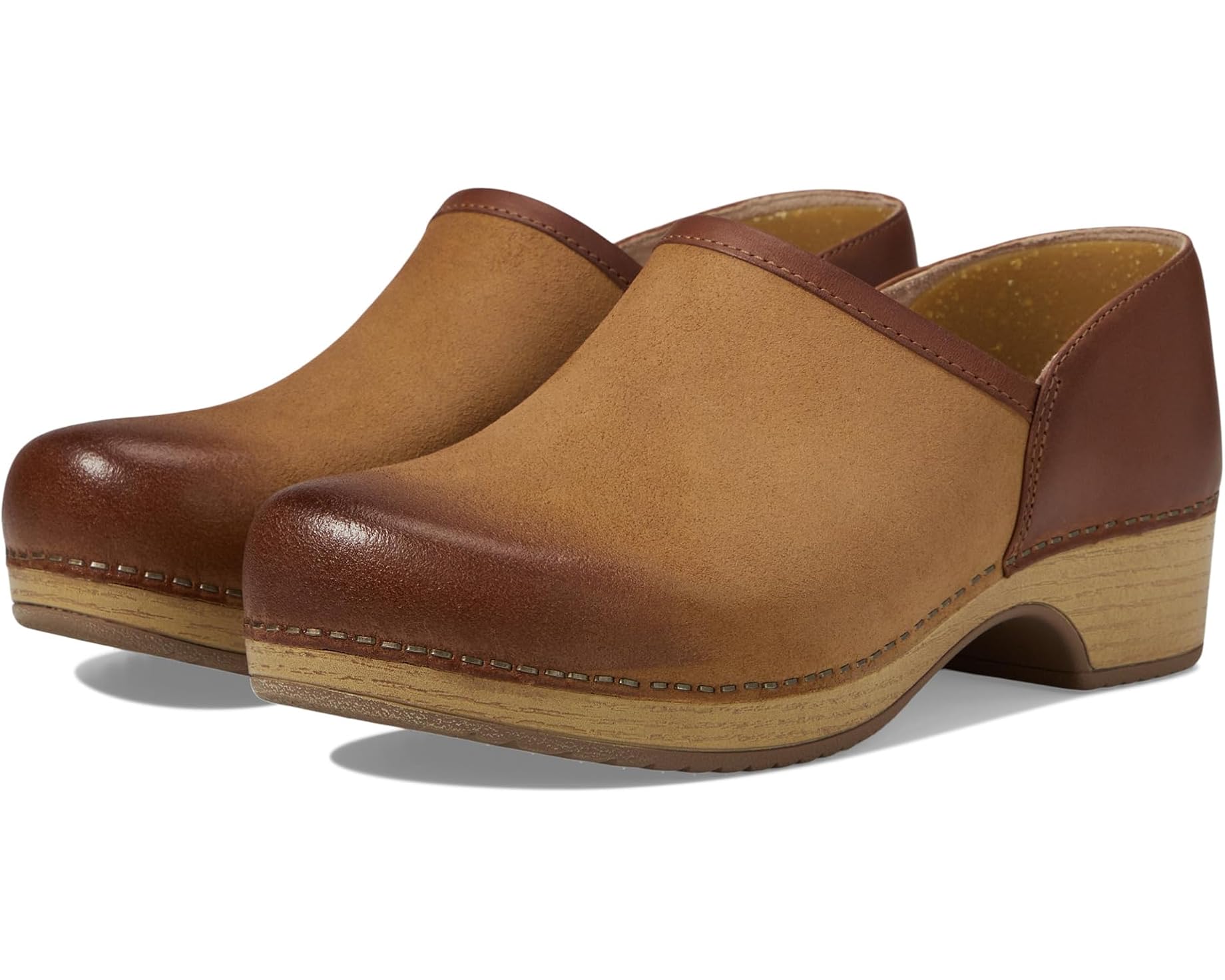 (取寄) ダンスコ レディース ブレンナ Dansko women Brenna Tan Burnished Suede｜ジェットラグ店