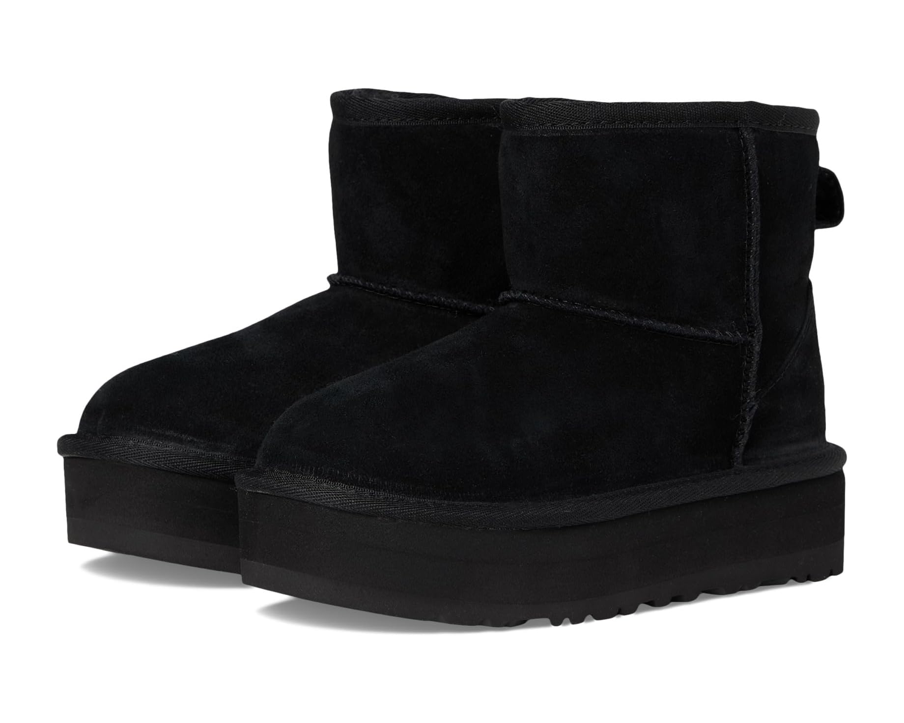 (取寄) アグ キッズ クラシック ミニ プラットフォーム (リトル キッド/ビッグ キッド) UGG kids Classic Mini Platform (Little Kid/Big Kid) Black|ジェットラグ店