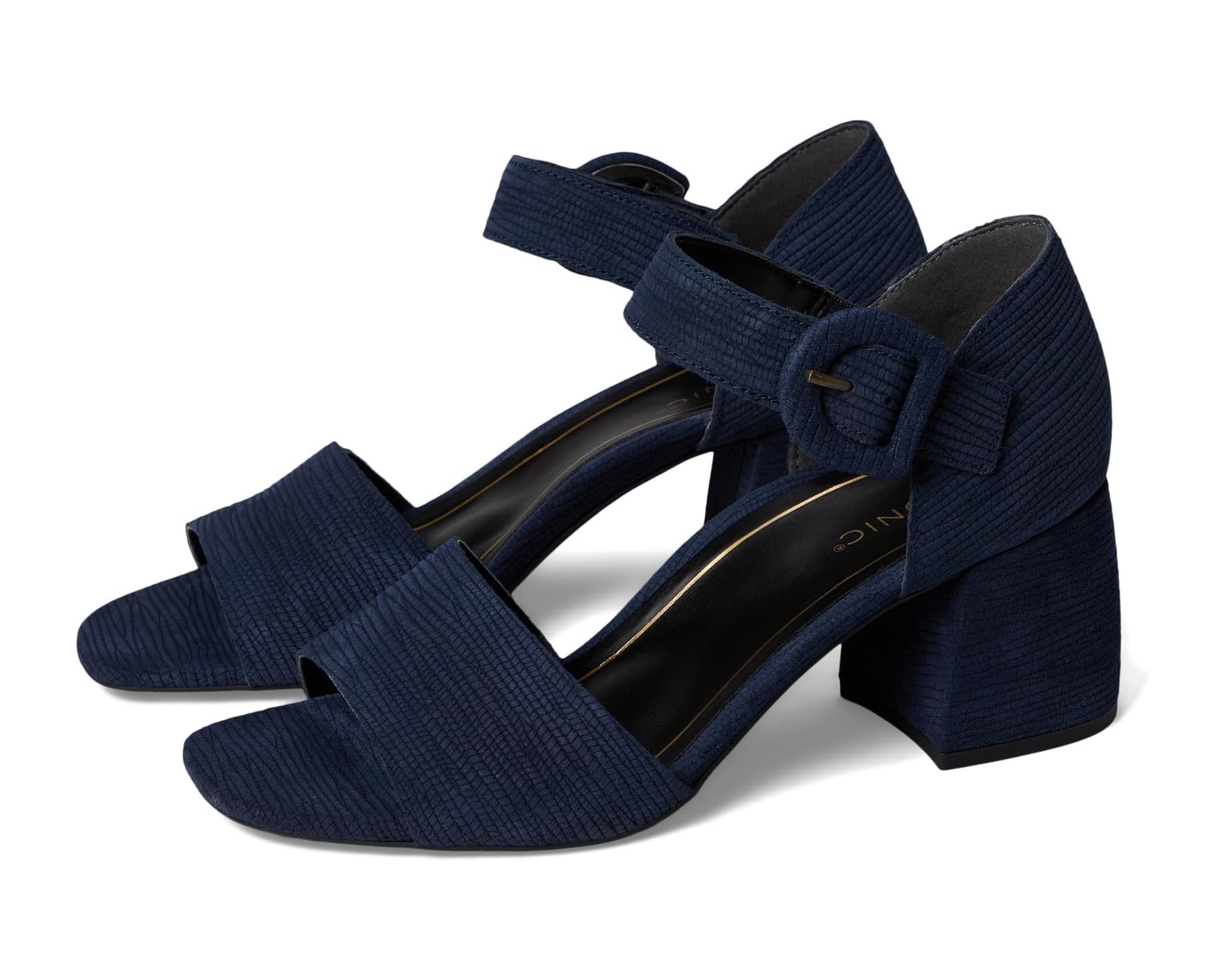 (取寄) バイオニック レディース シャルドネ ストラップ サンダル VIONIC women Chardonnay Strappy Sandals Navy Blazer Suede|ジェットラグ店