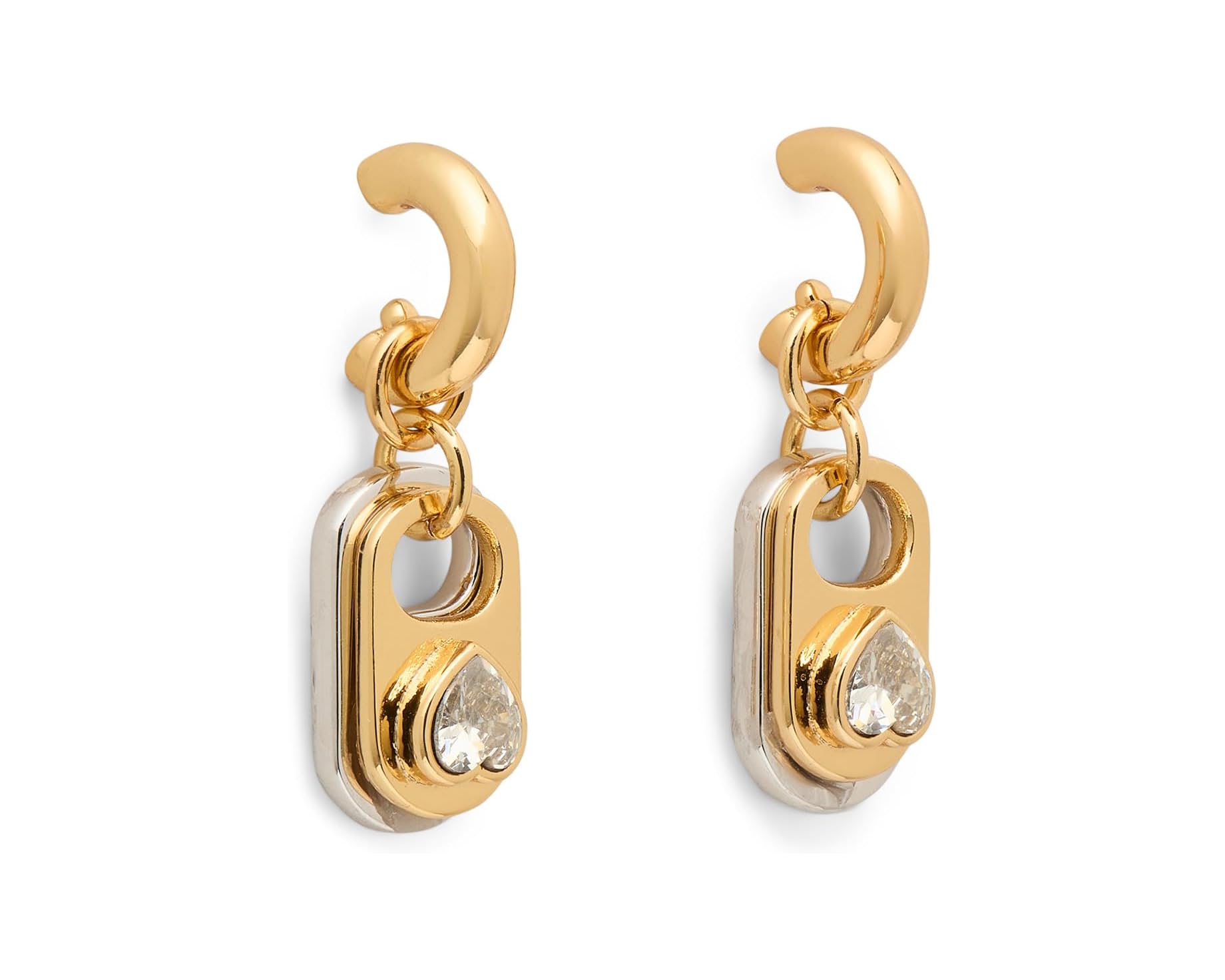(取寄) ケイトスペード スナック タイム プル タブ チャーム ハギーズ Kate Spade New York Snack Time Pull Tab Charm Huggies Silver Gold｜ジェットラグ店