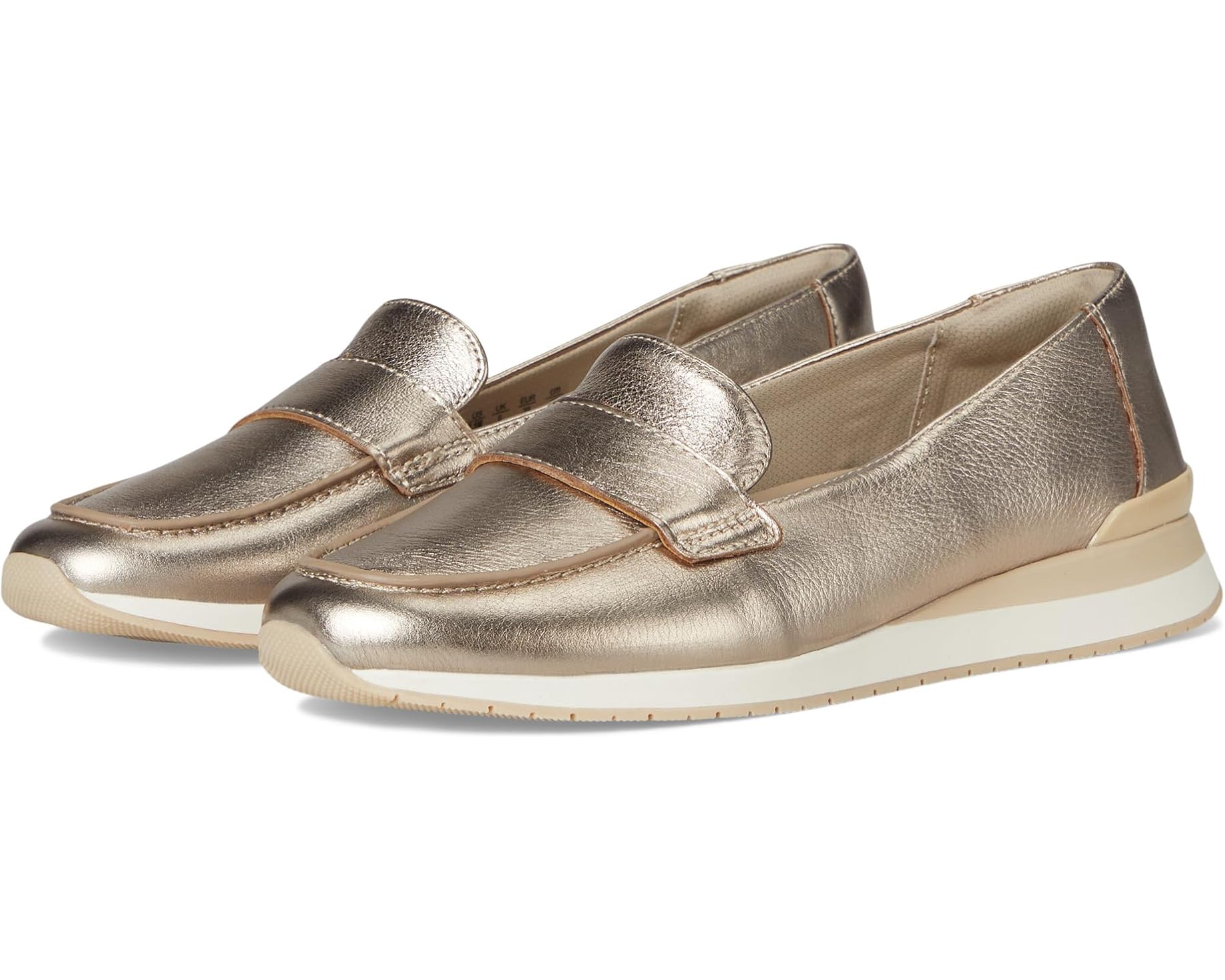 (取寄) ナチュラライザー レディース ルーシー ローファーズ Naturalizer women Lucy Loafers Warm Silver Leather｜ジェットラグ店