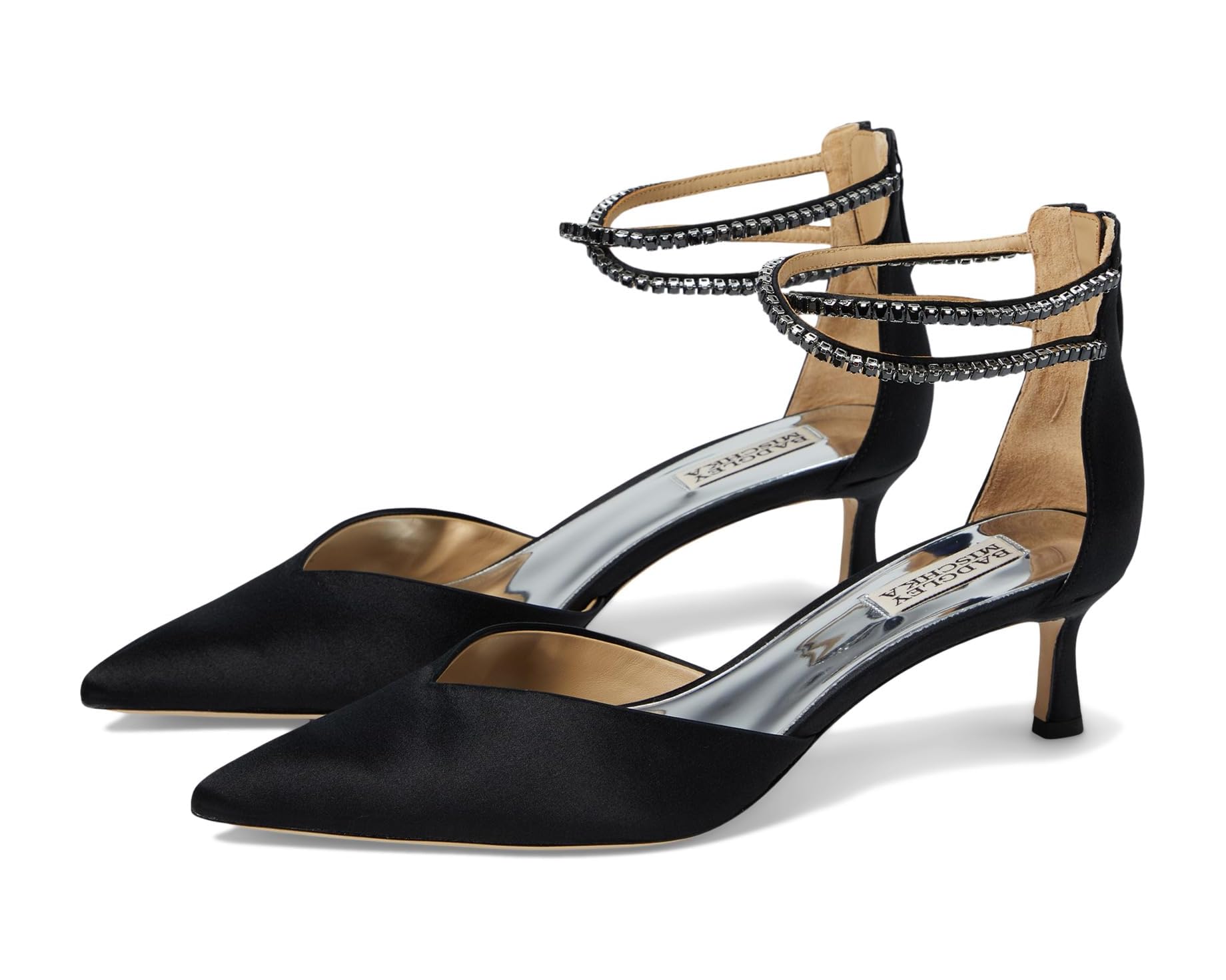 (取寄) バッジェリーミシュカ レディース リリベス Badgley Mischka women Lilibeth Black｜ジェットラグ店