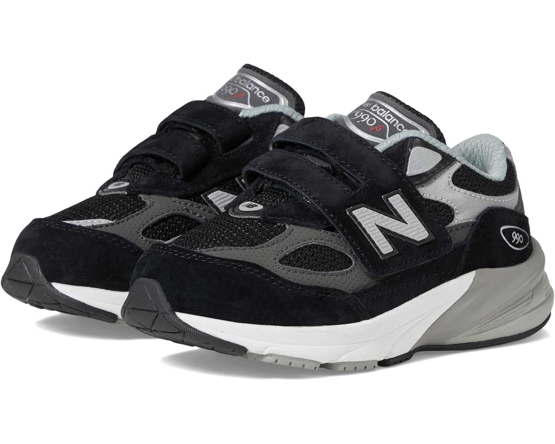 (取寄) ニューバランス キッズ 990v6 (インファント/トドラー) New Balance kids 990V6 (Infant/Toddler) Black/Silver｜ジェットラグ店