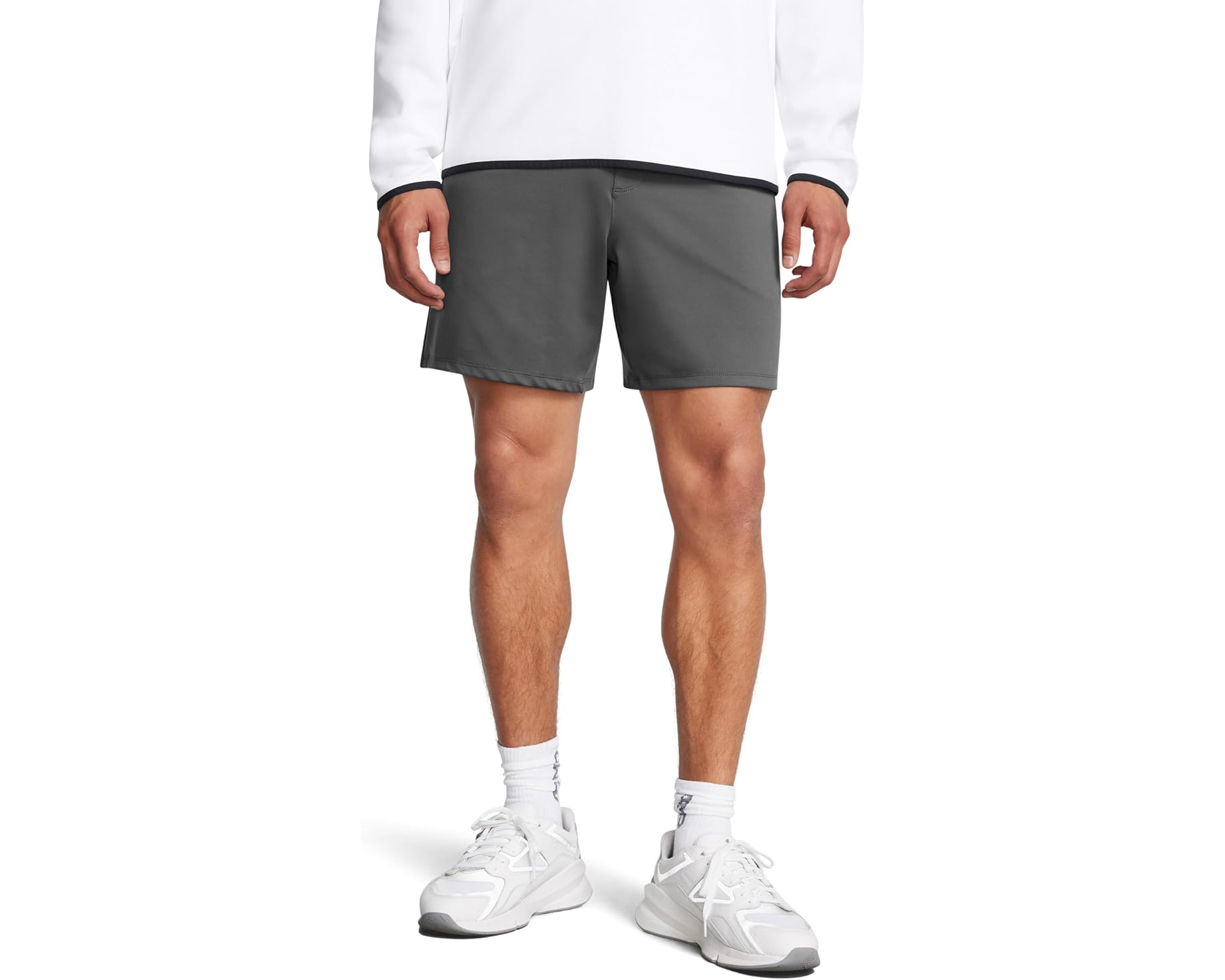 (取寄) アンダーアーマー メンズ モーション ショーツ Under Armour men Motion Shorts Castlerock/Anthracite｜ジェットラグ店