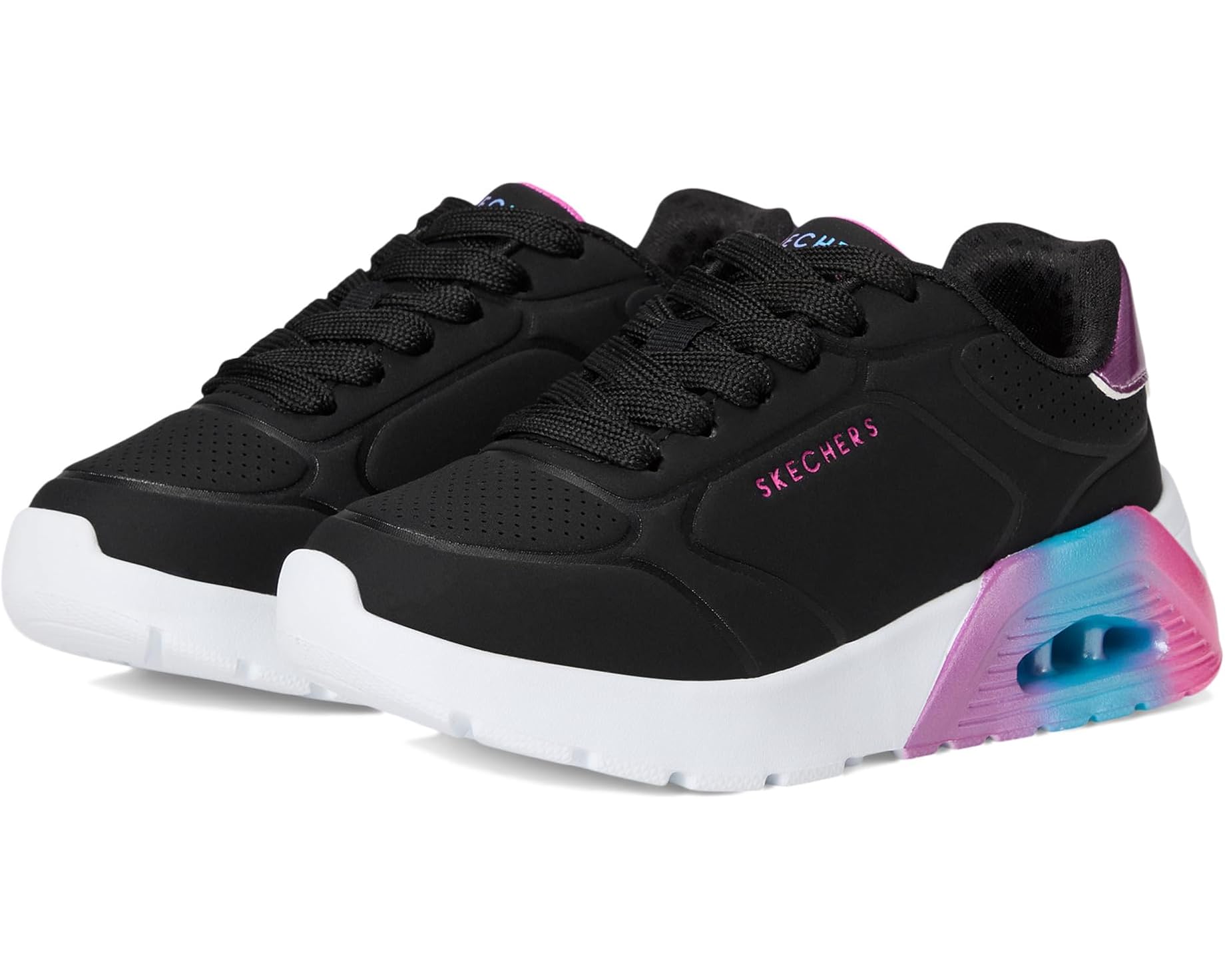 (取寄) スケッチャーズ キッズ キッズ ウノ ライト 2.0 (リトル キッド/ビッグ キッド) SKECHERS KIDS kids Uno Lite 2.0 310434L (Little Kid/Big Kid) Black/Multi｜ジェットラグ店