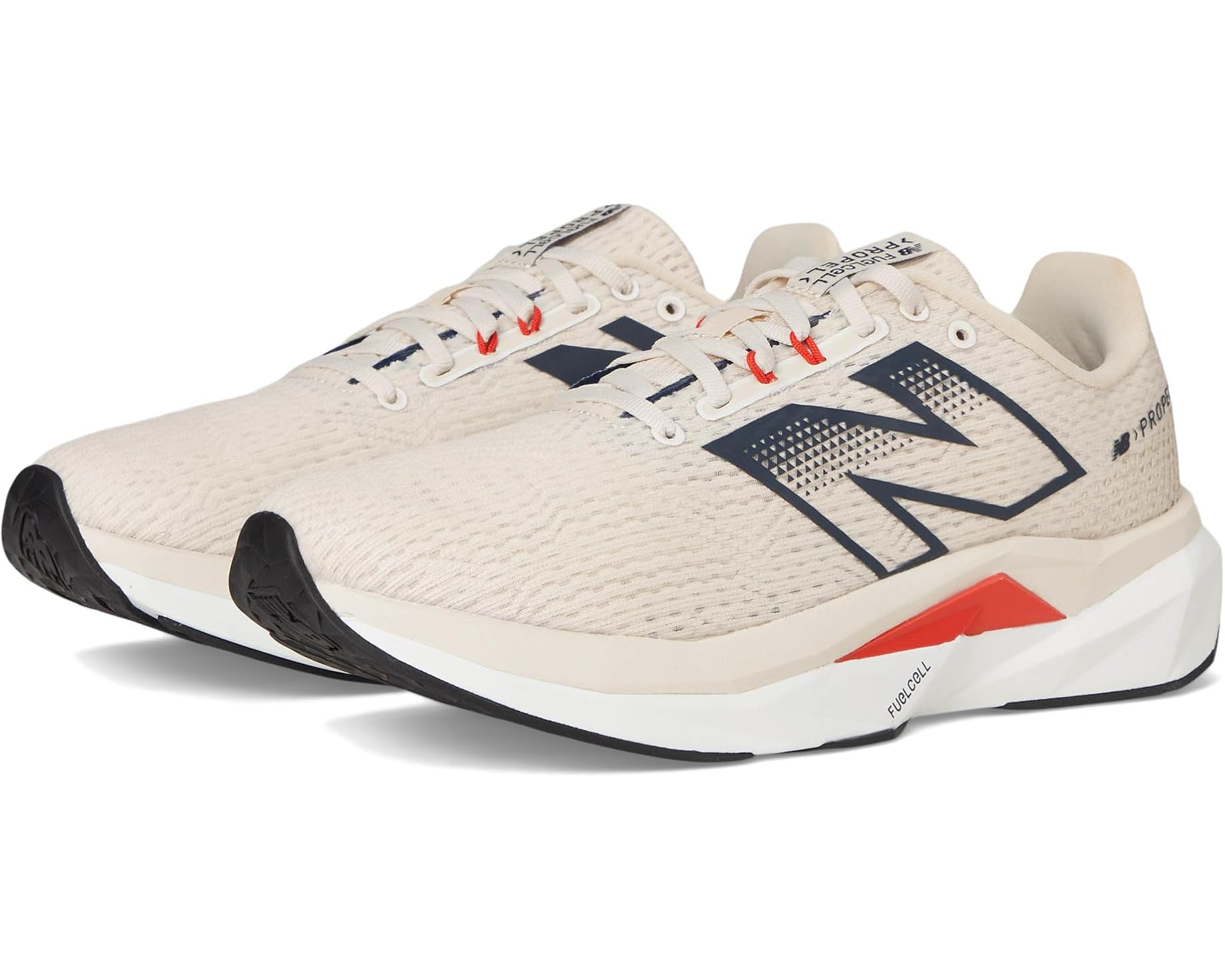 (取寄) ニューバランス メンズ フューエルセル プロペル v5 New Balance men FuelCell Propel v5 Linen/Nb Navy/Neo Flame｜ジェットラグ店