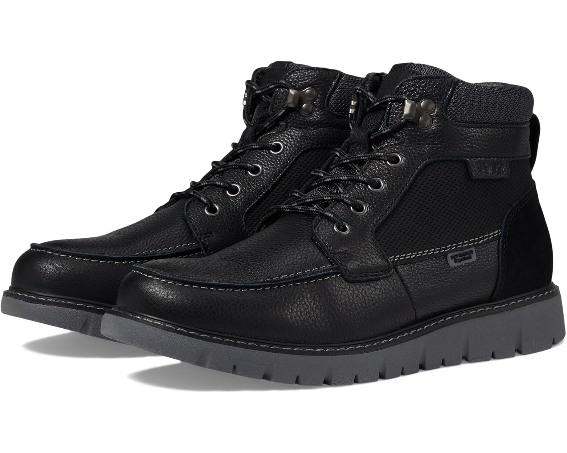 (取寄) ナン ブッシュ メンズ モック トゥ ブーツ ライトウェイト コンフォタブル チャッカ Nunn Bush men Karnak Moc Toe Boots Lightweight Comfortable Chukka Black｜ジェットラグ店