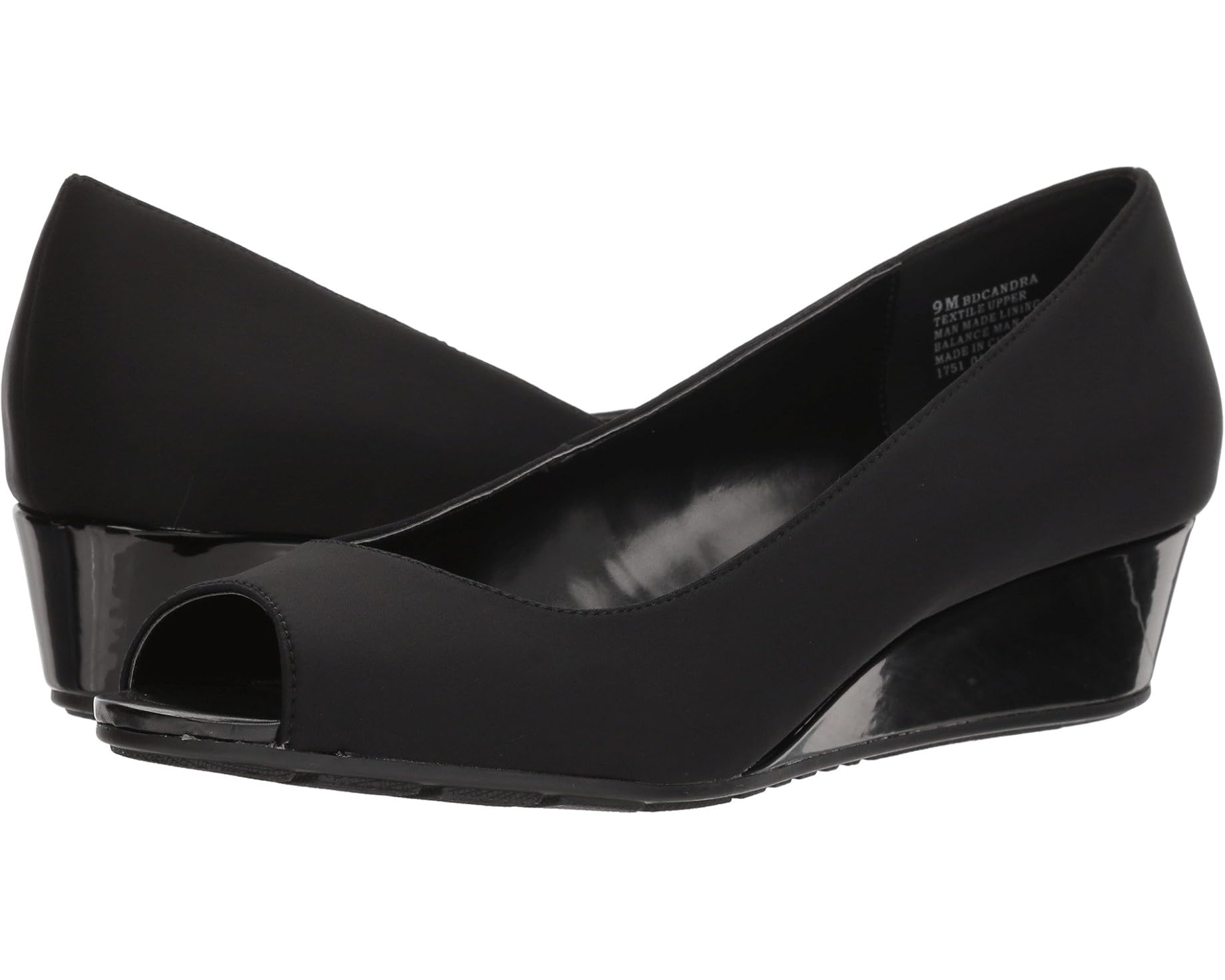 (取寄) バンドリーノ レディース チャンドラ Bandolino women Candra Black Lycra｜ジェットラグ店