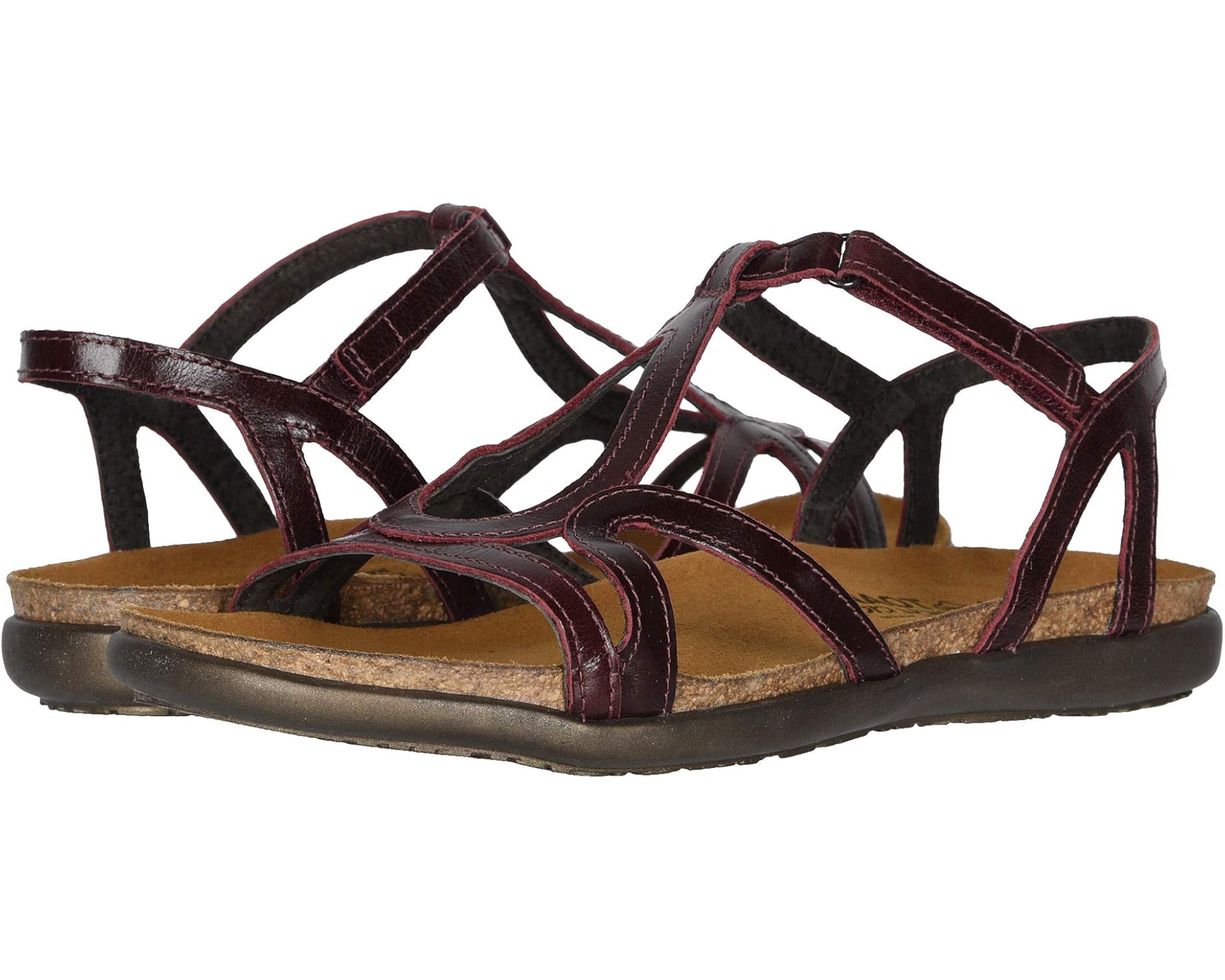 (取寄) ナオト レディース ドリス Naot women Dorith Bordeaux Leather|ジェットラグ店
