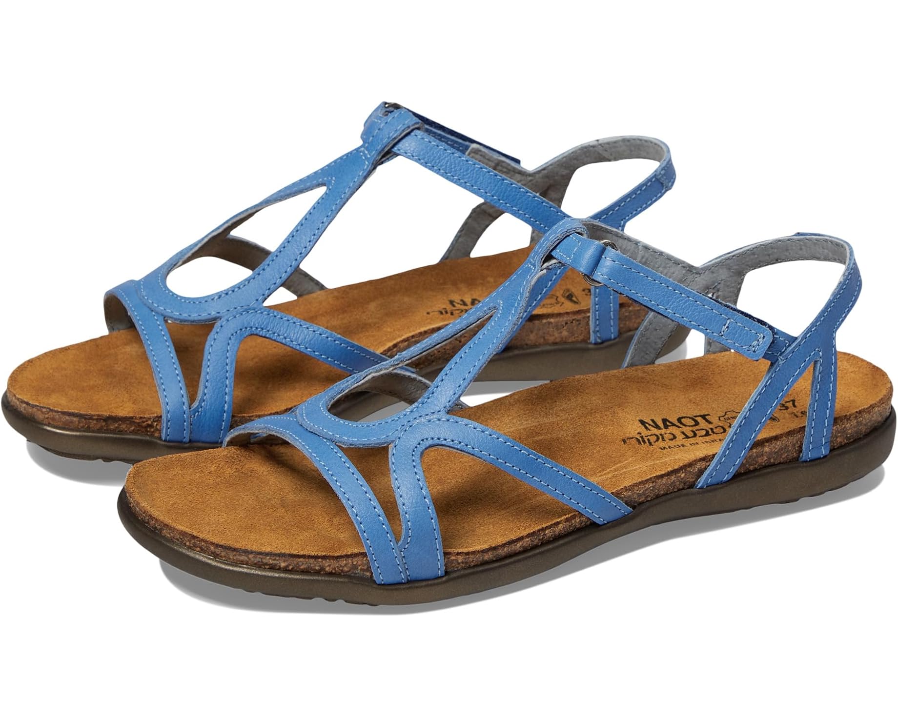(取寄) ナオト レディース ドリス Naot women Dorith Sapphire Blue Leather|ジェットラグ店