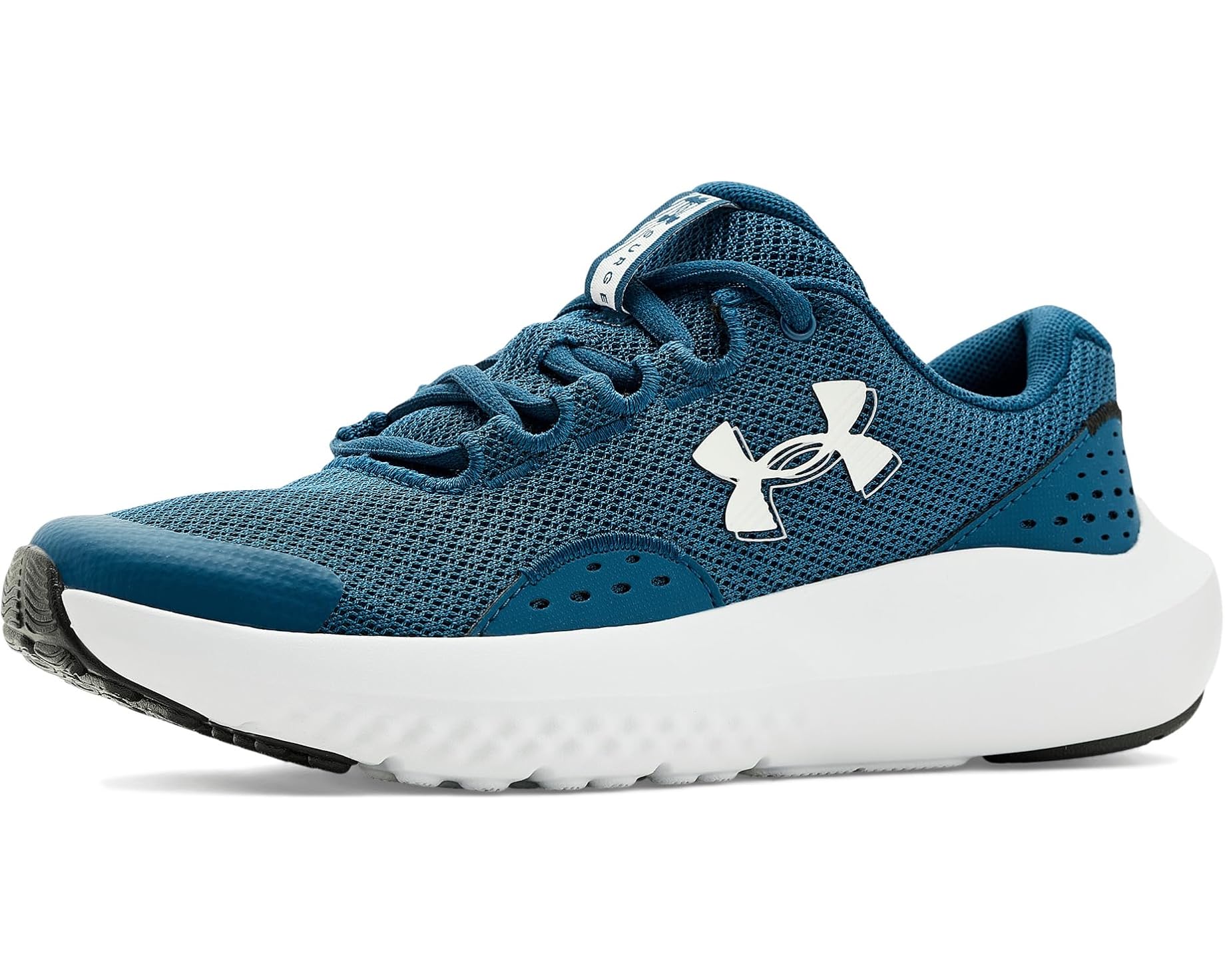 (取寄) アンダーアーマー キッズ グレード スクール サージ 4 (ビッグ キッド) Under Armour kids Grade School Surge 4 (Big Kid) Wham Blue/White/White｜ジェットラグ店