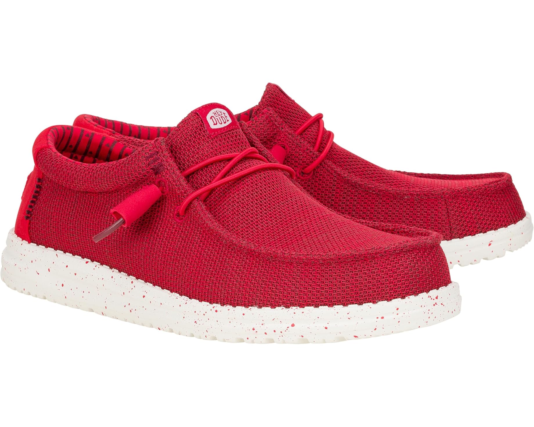 (取寄) ヘイ デュード メンズ ウォーリー ストレッチ ソックス Hey Dude men Wally Stretch Sox Red｜ジェットラグ店