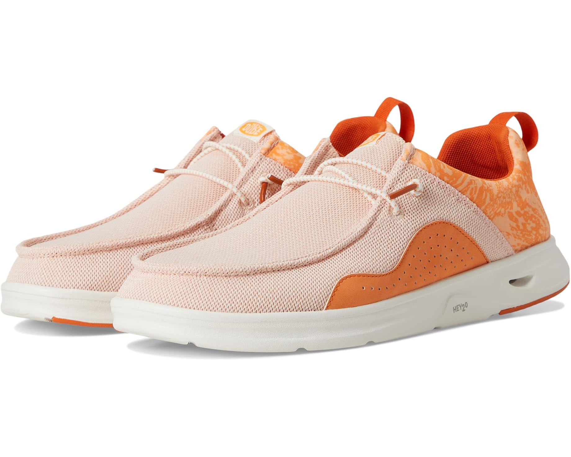 (取寄) ヘイ デュード レディース ウェンディ アクティブ Hey Dude women Wendy Hey2O Active Pale Pink/Mock Orange｜ジェットラグ店